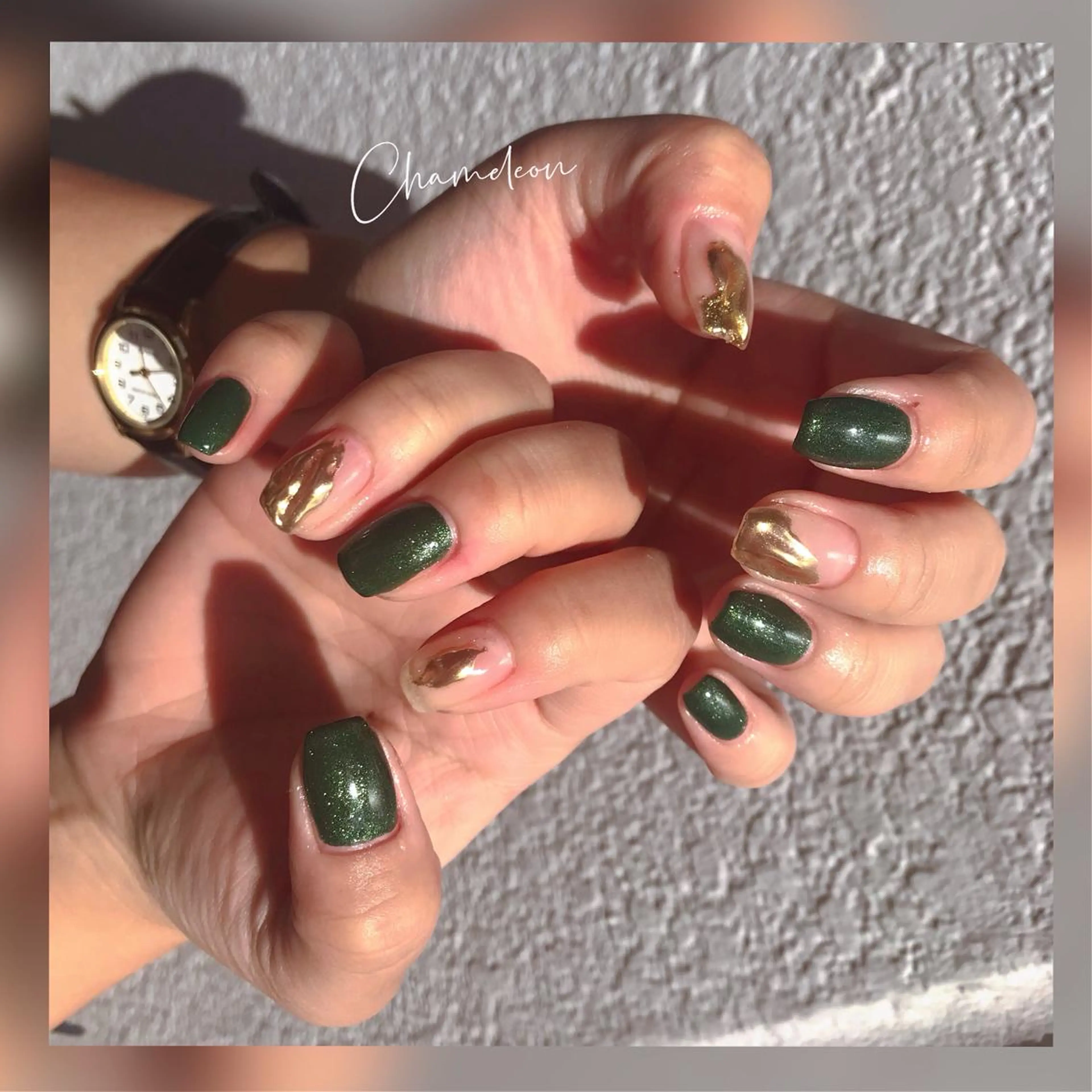 ネイル ハンドネイル 《カメレオン》 西田美輝のヘアスタイル