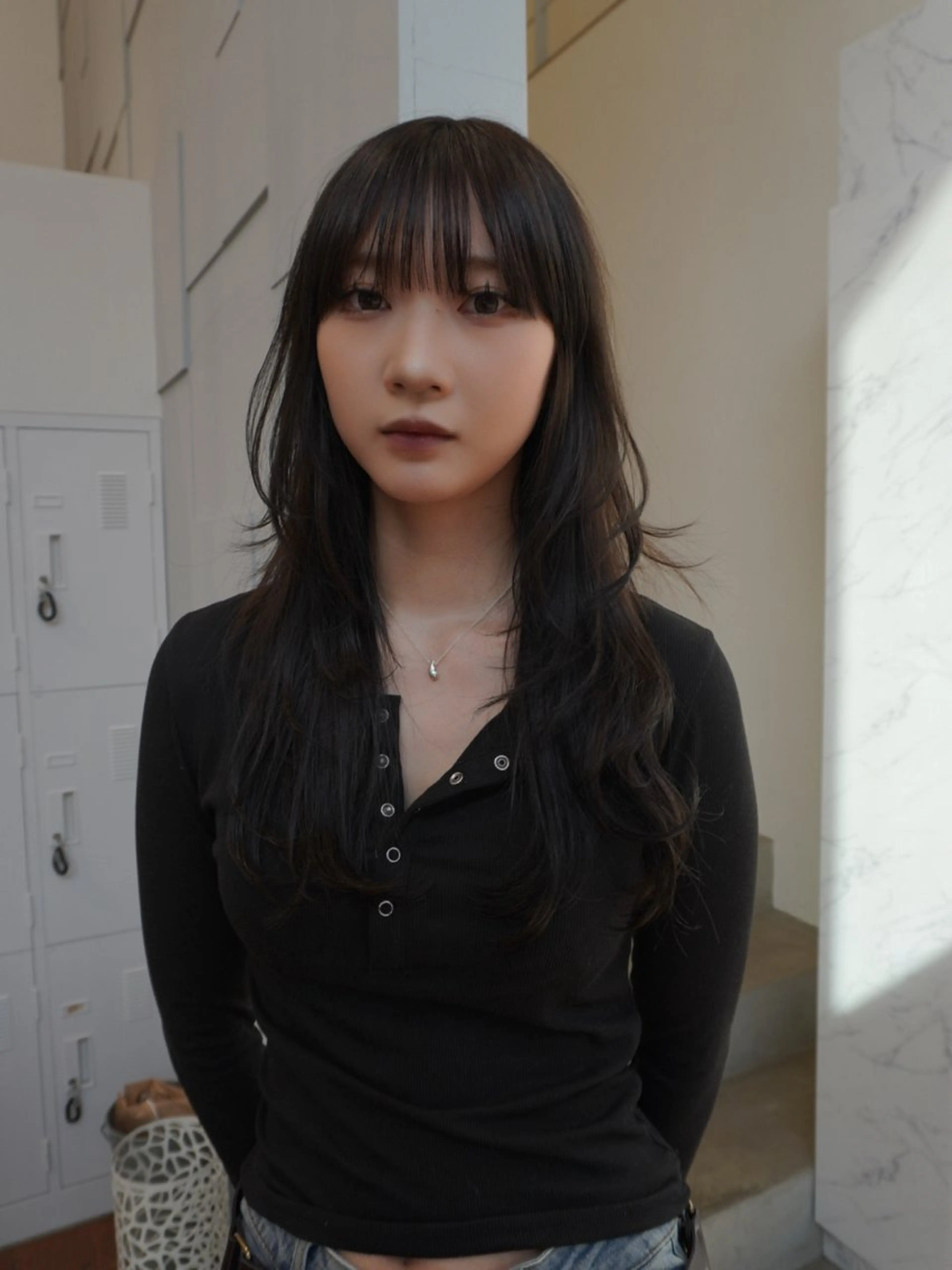 ロング カット ヘアカラー ミユ/ショート/ カットモデル/名東区のヘアスタイル