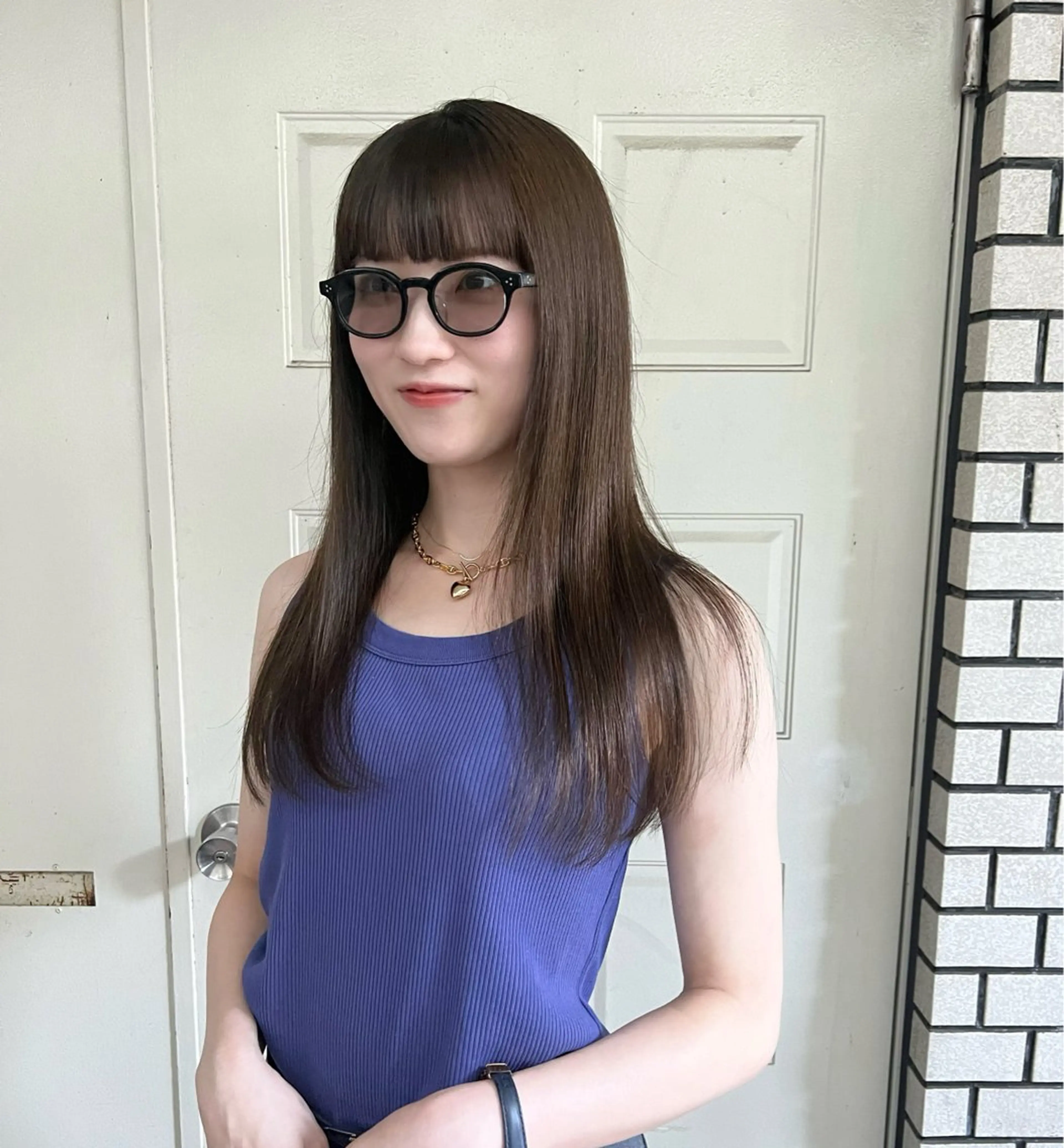 ロング トリートメント 酸熱トリートメント カット ヘアカラー トリートメント まろやか透明感カラー ♡MANAのヘアスタイル