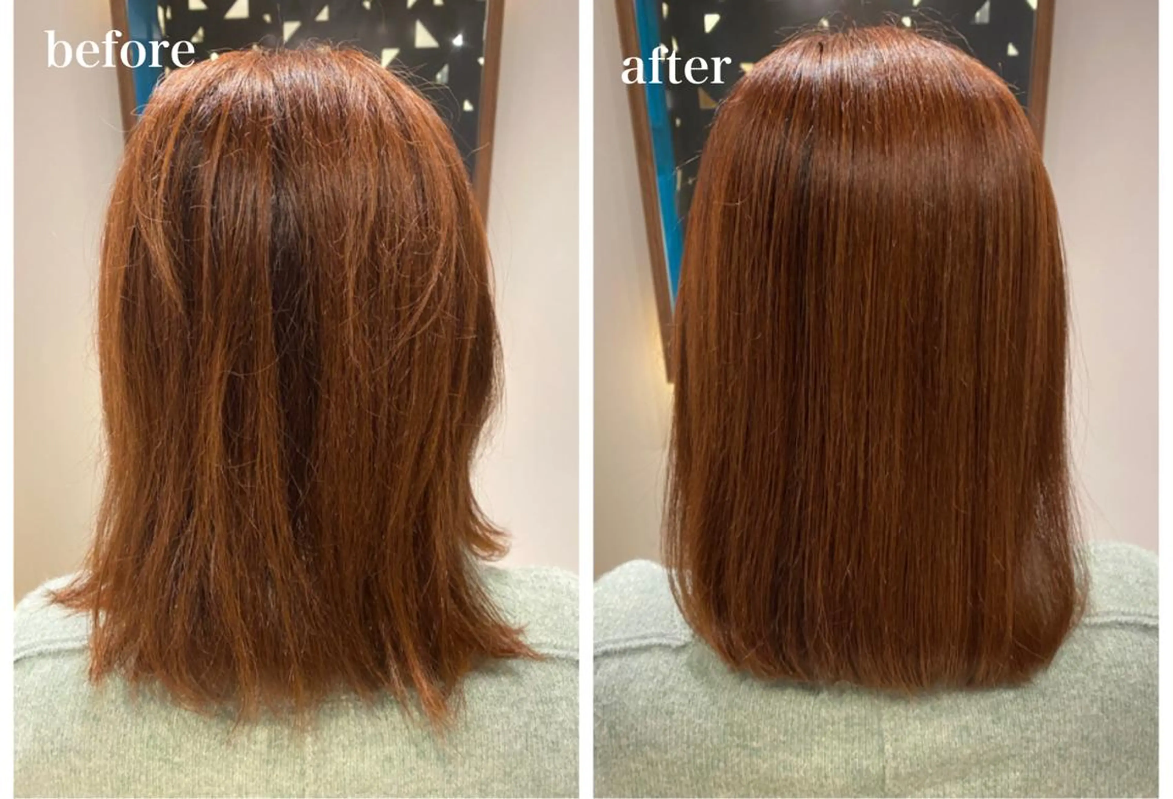 ミディアム カラー 髪質改善 トリートメント Rely 美空のヘアスタイル