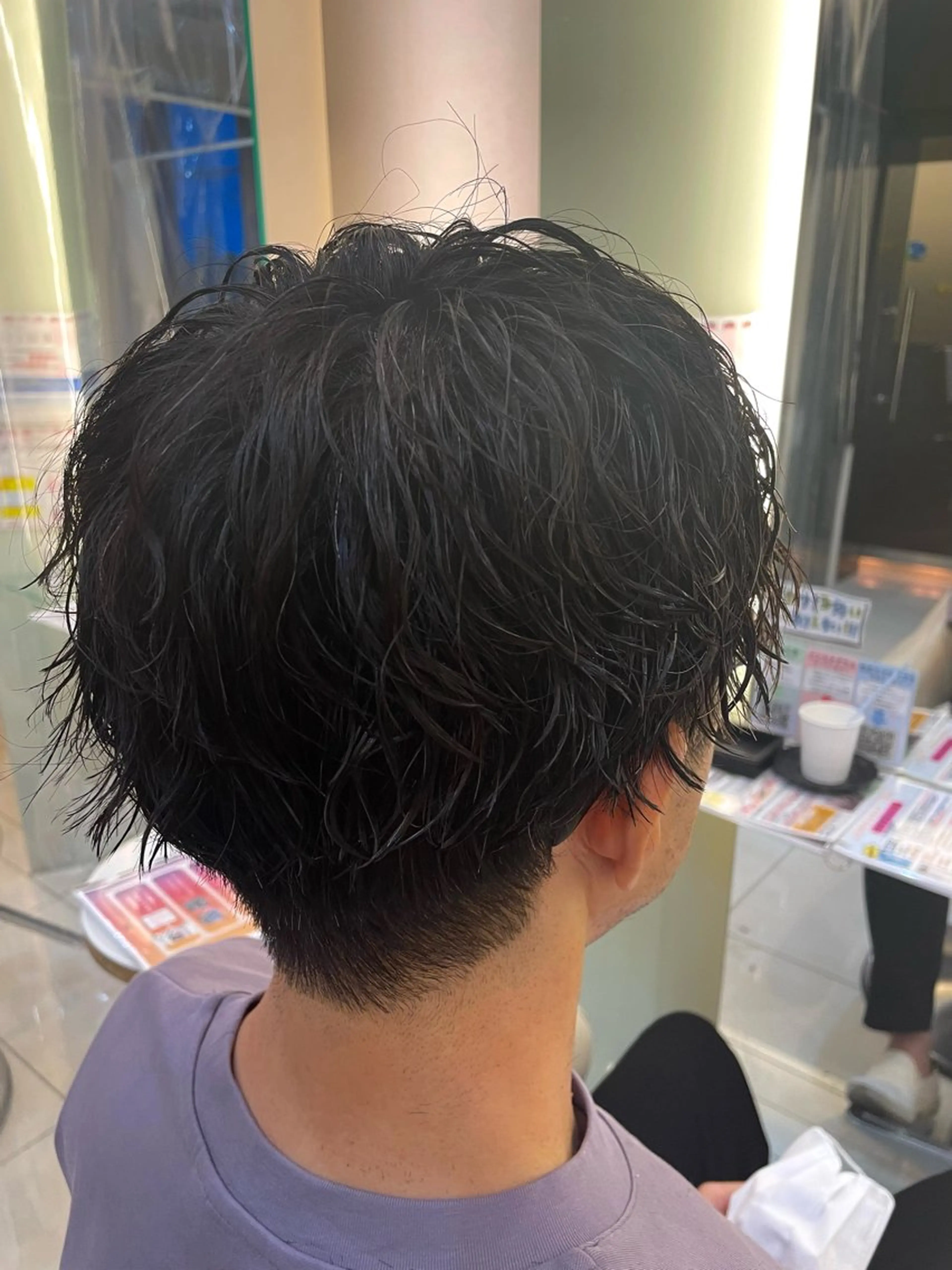 ショート パーマ メンズ カット パーマ リリー /Men's/パーマのヘアスタイル