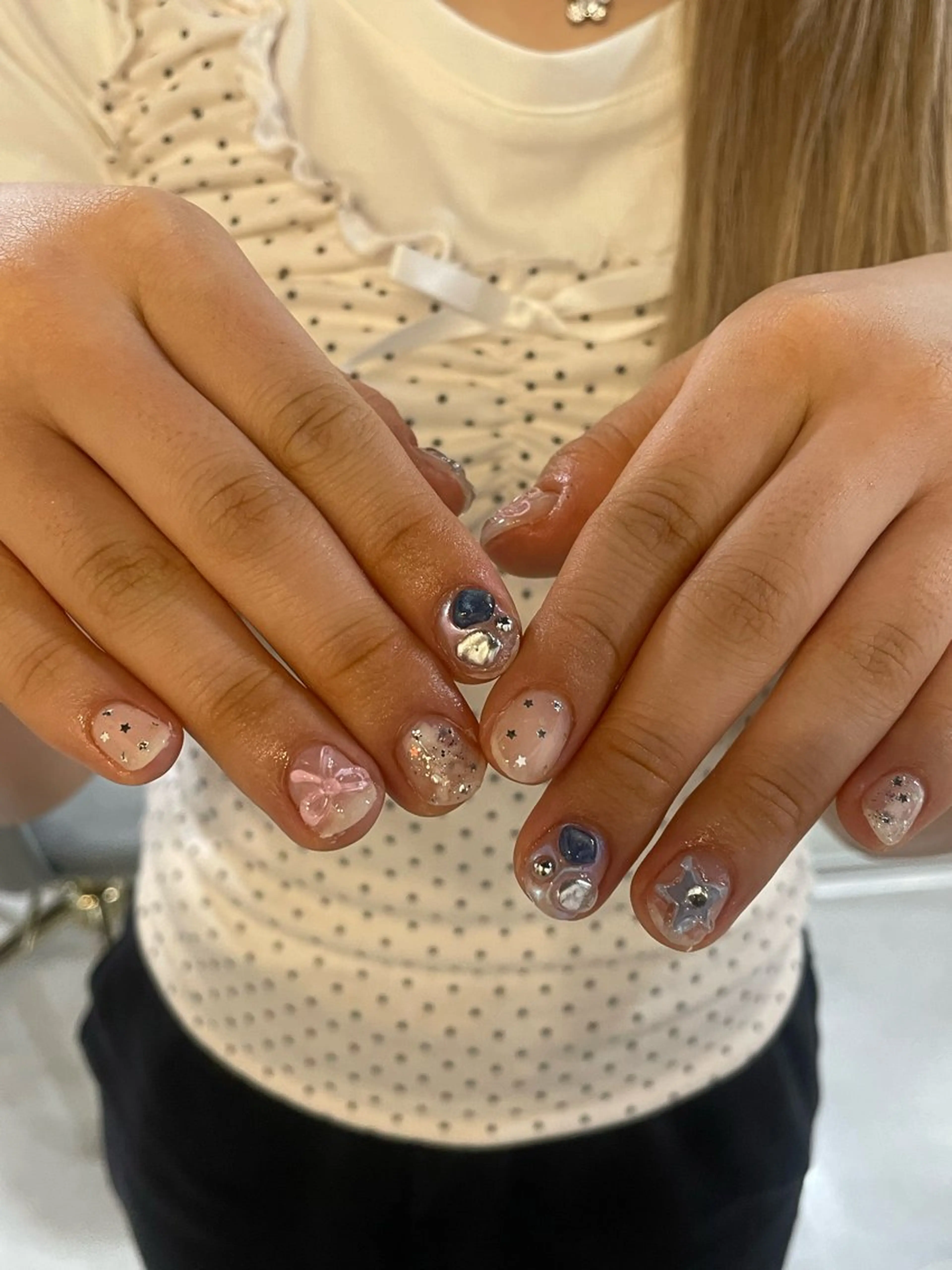 ショート ハンドネイル LBnail.sae /おえかきネイルのネイルデザイン