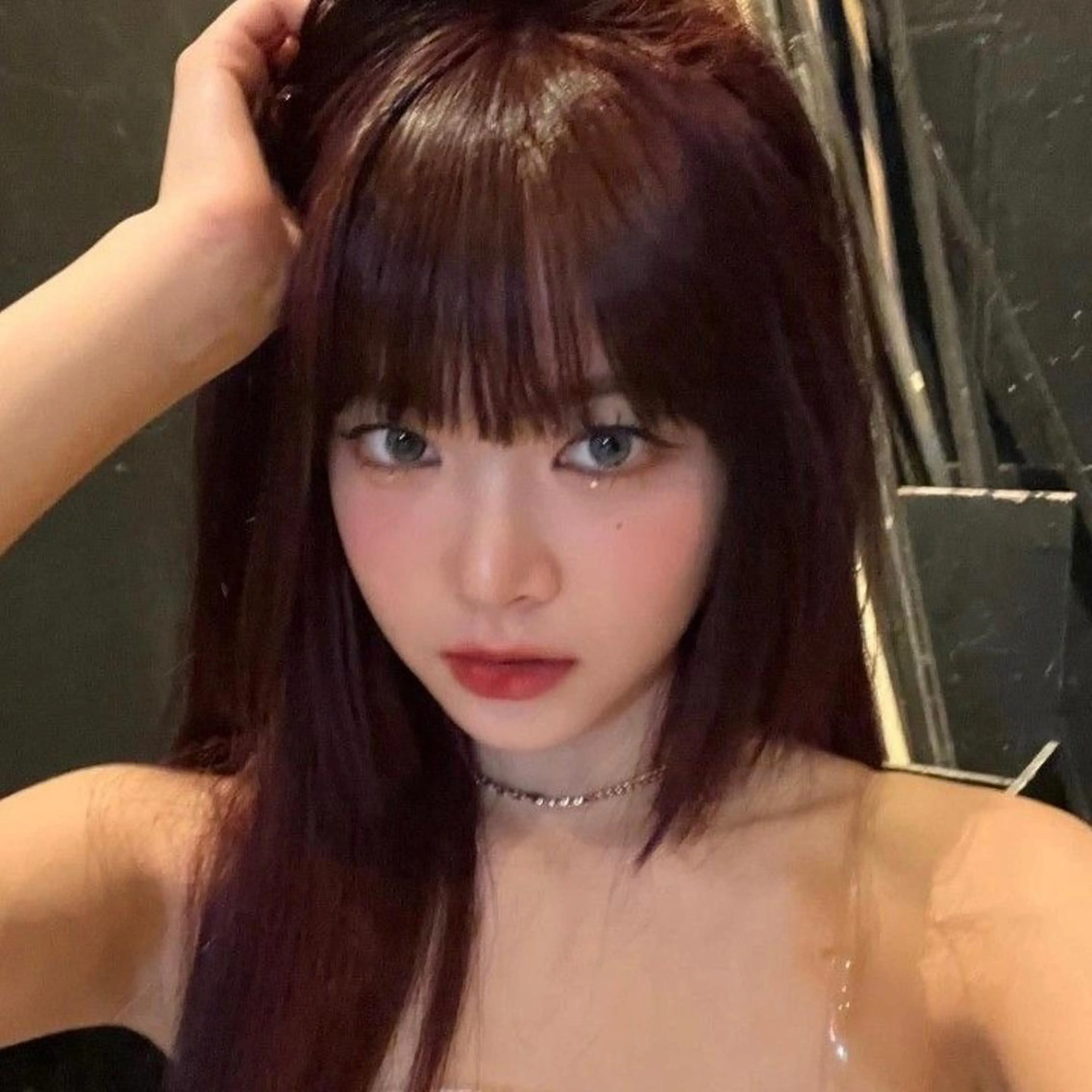 カラー nonoka オリーブ/グレージュのヘアスタイル