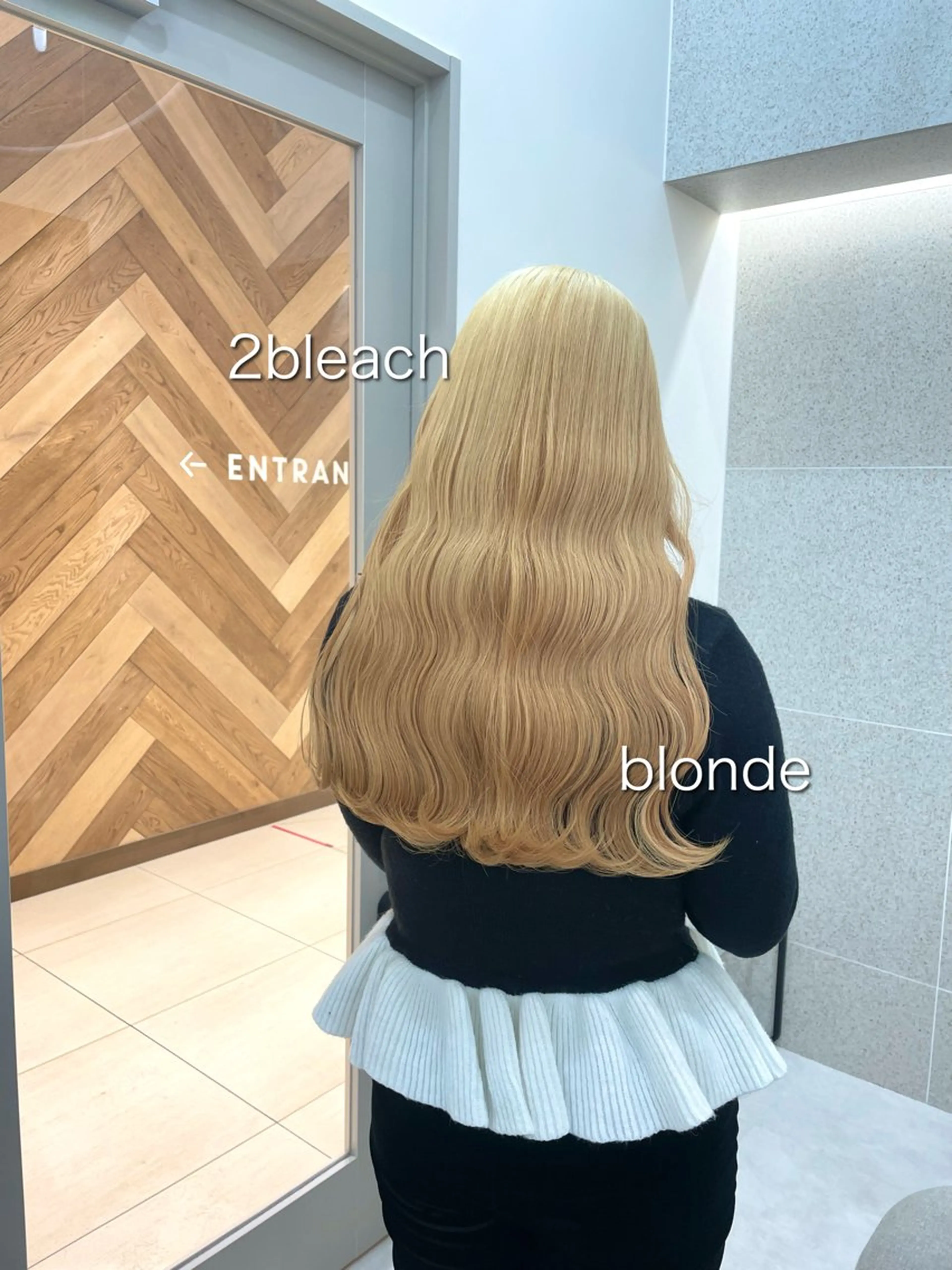 ロング カラー ヘアカラー GO TODAY仙台一番町店所属・ゆさこのか ダブルカラー／縮毛のヘアスタイル