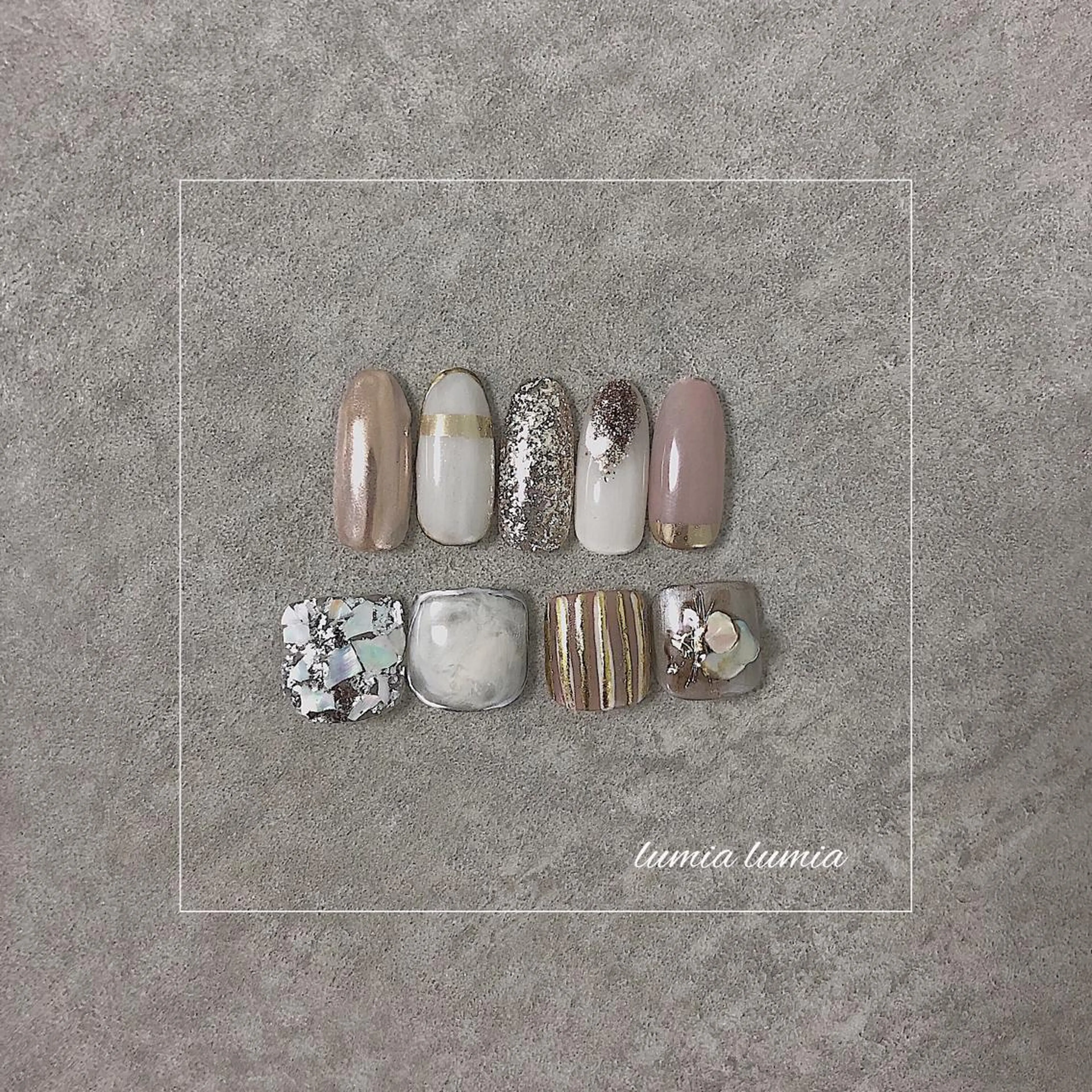 ネイル nail&eyelash Rine所属・Rine 放出 (リネ)のネイルデザイン