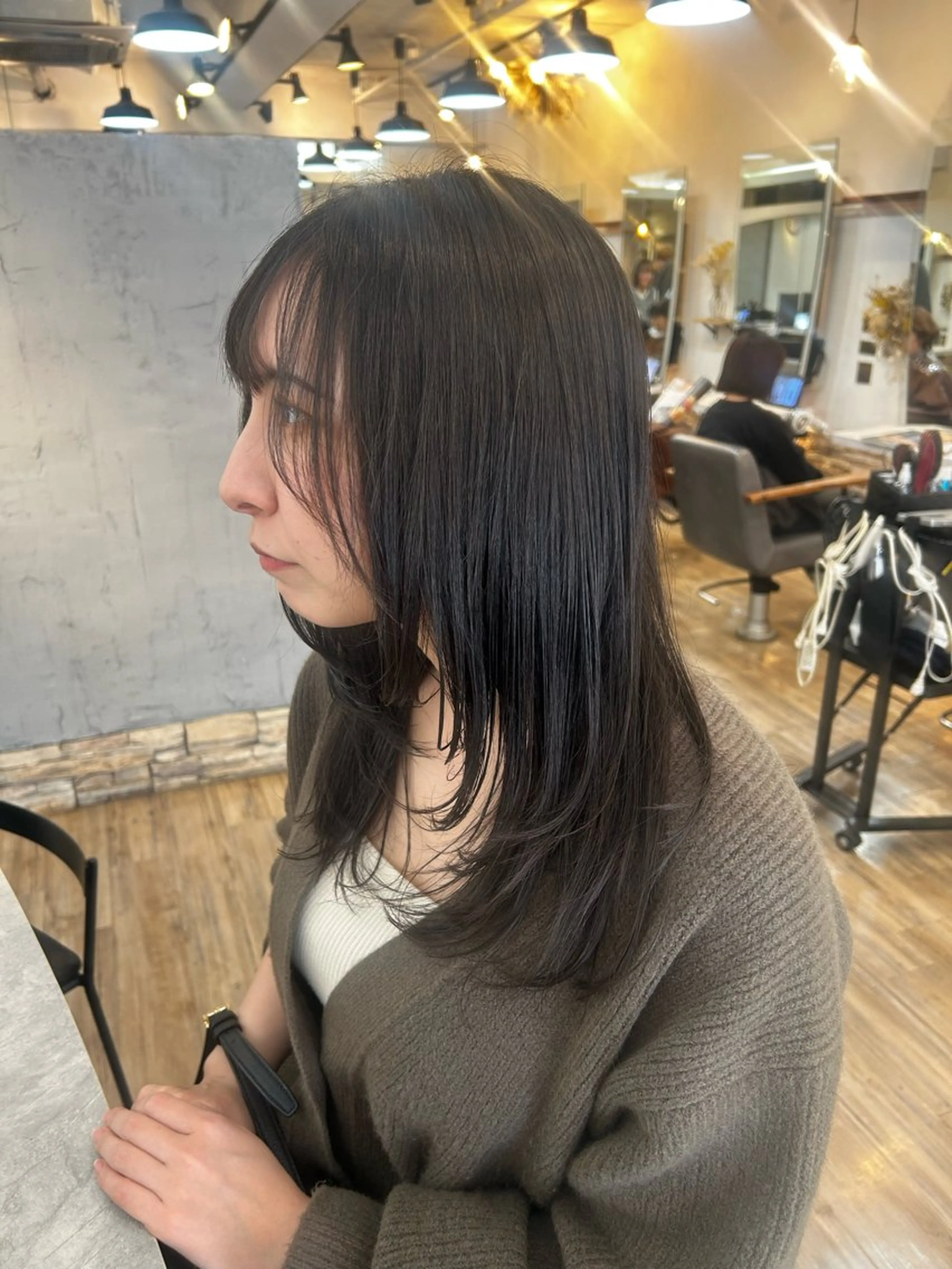 セミロング ブリーチ／ヘアセット 🪞🌙minamiのヘアスタイル