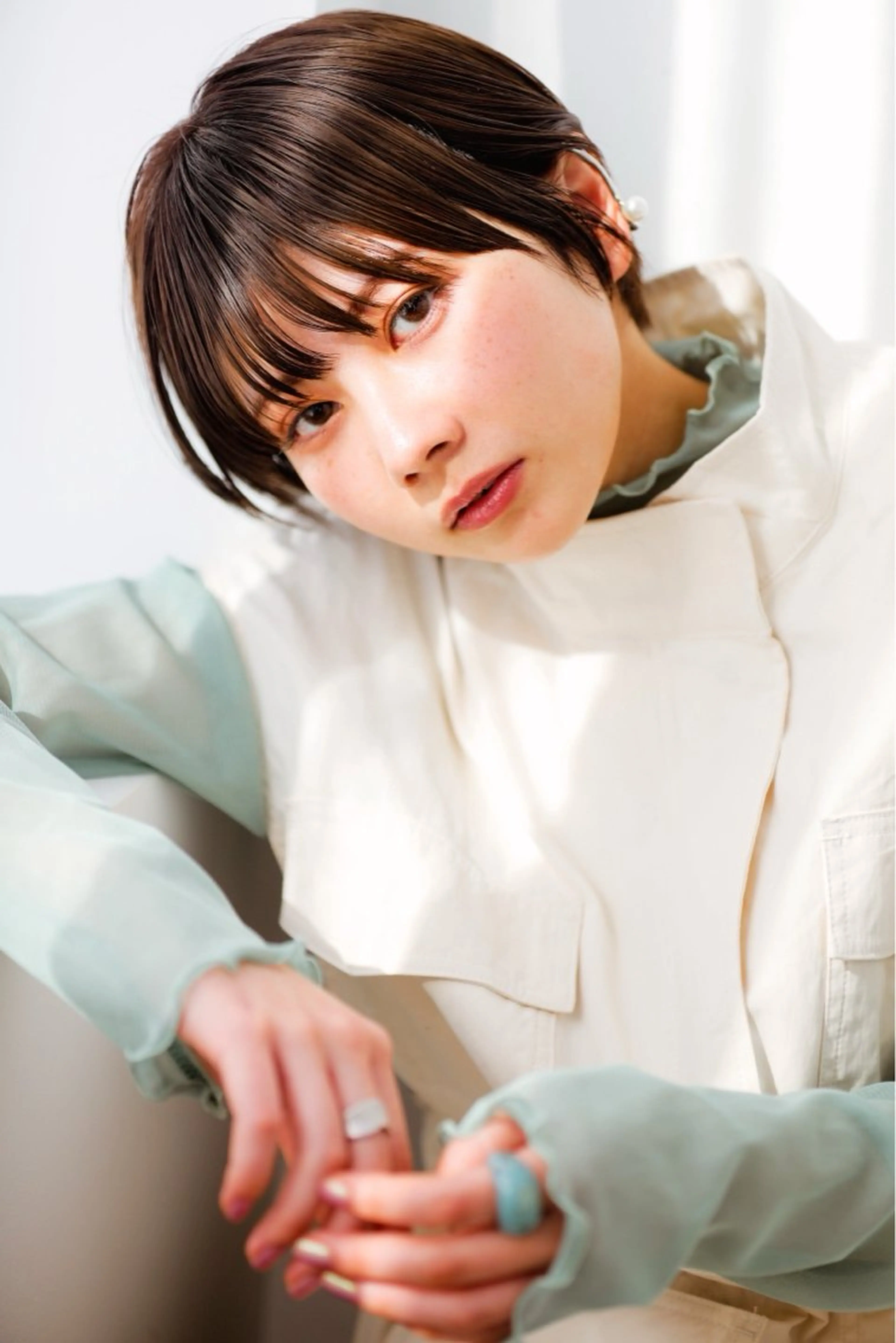 ショート ショートヘア 菊地 万佐久のヘアスタイル