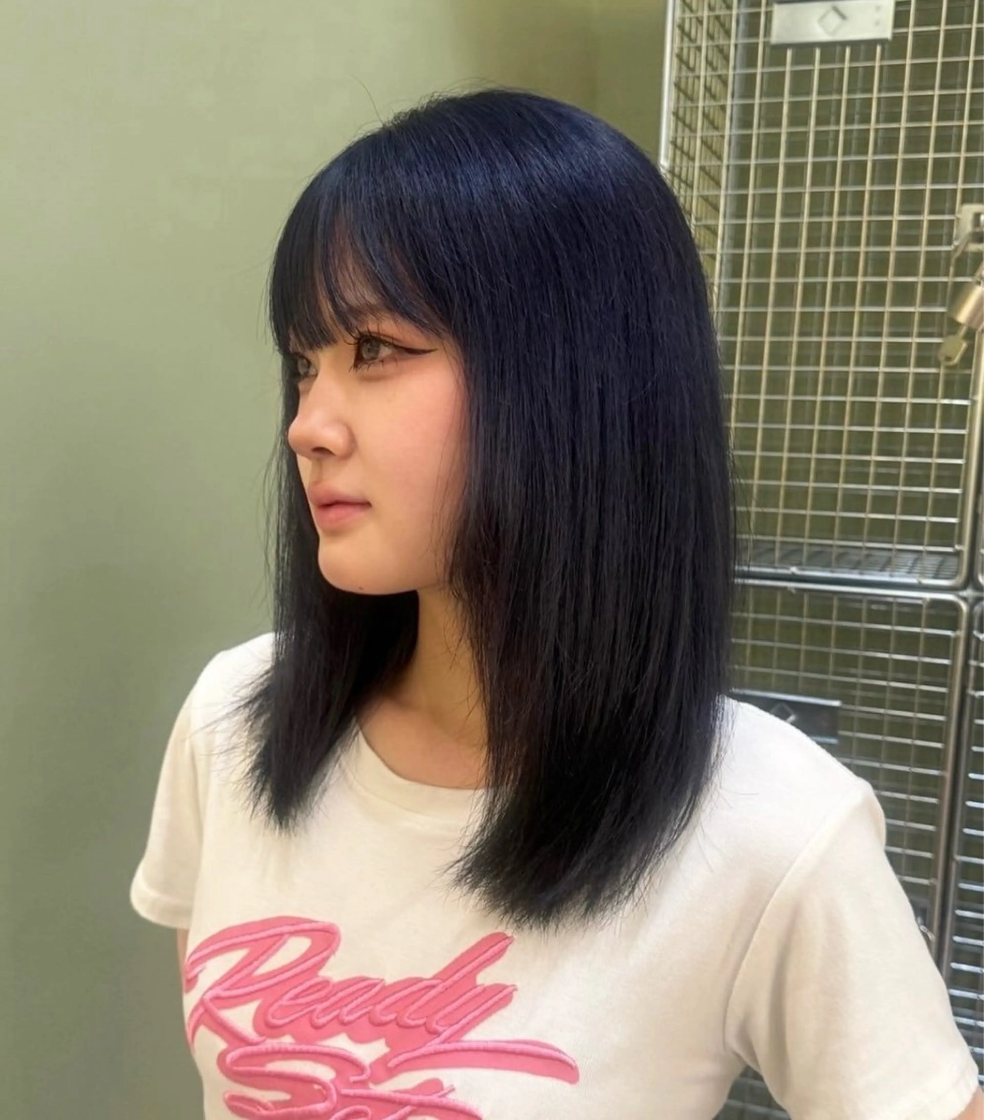 ミディアム カラー uta所属・カットモデル募集 トモカのヘアスタイル