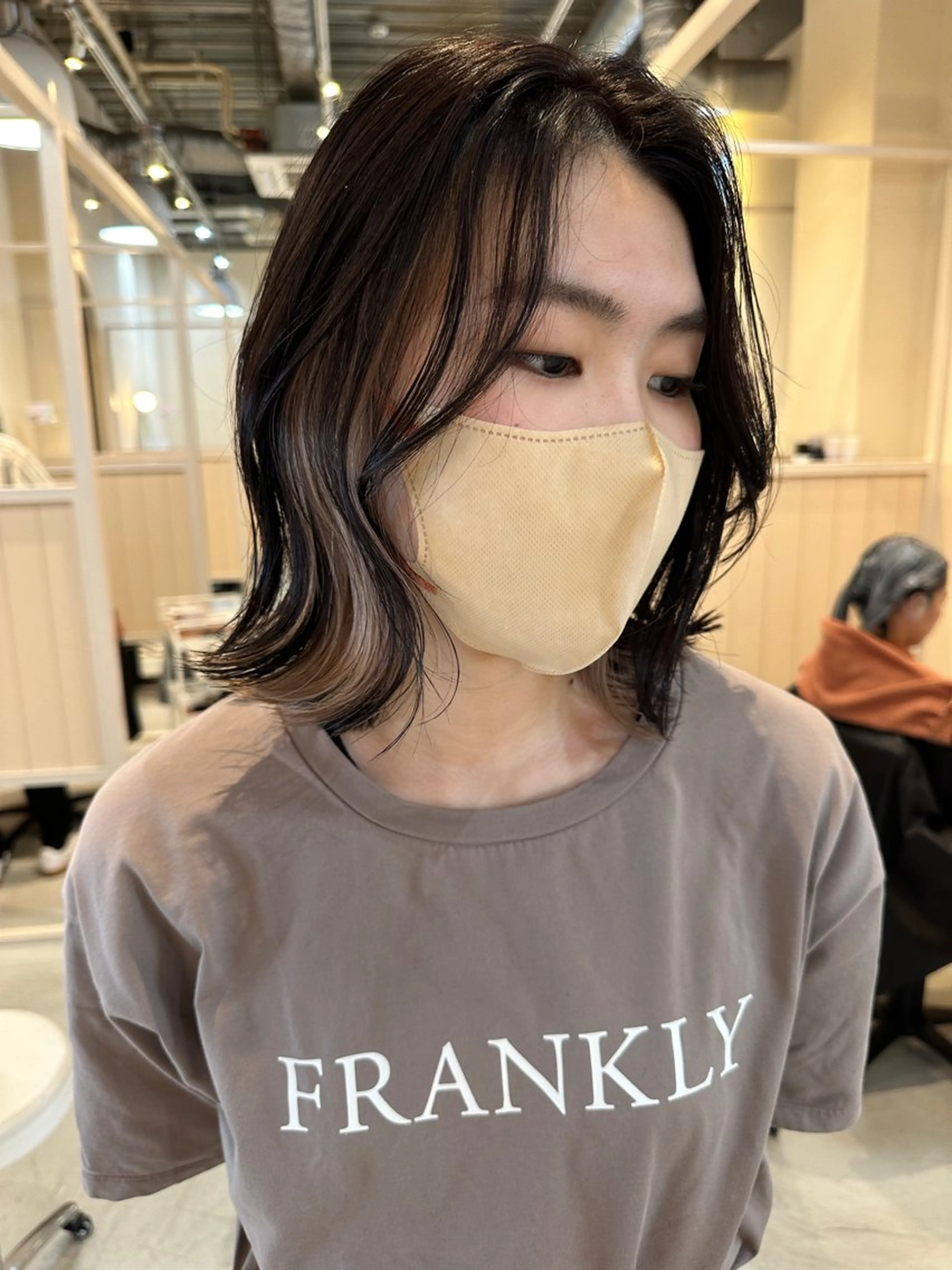 ミディアム カット ヘアカラー トリートメント 小島 健太郎のヘアスタイル