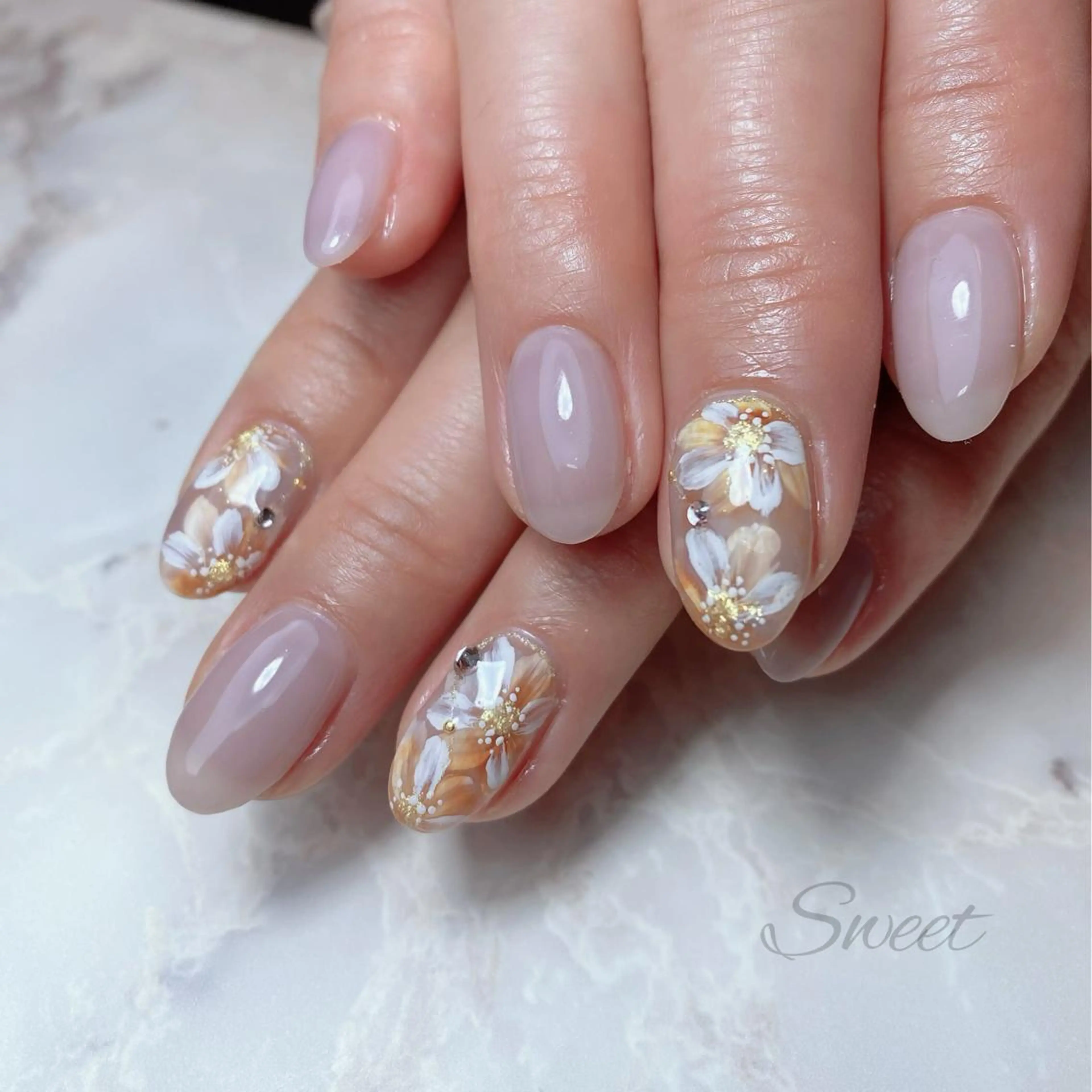 ネイル sweet 仲野陽子のネイルデザイン