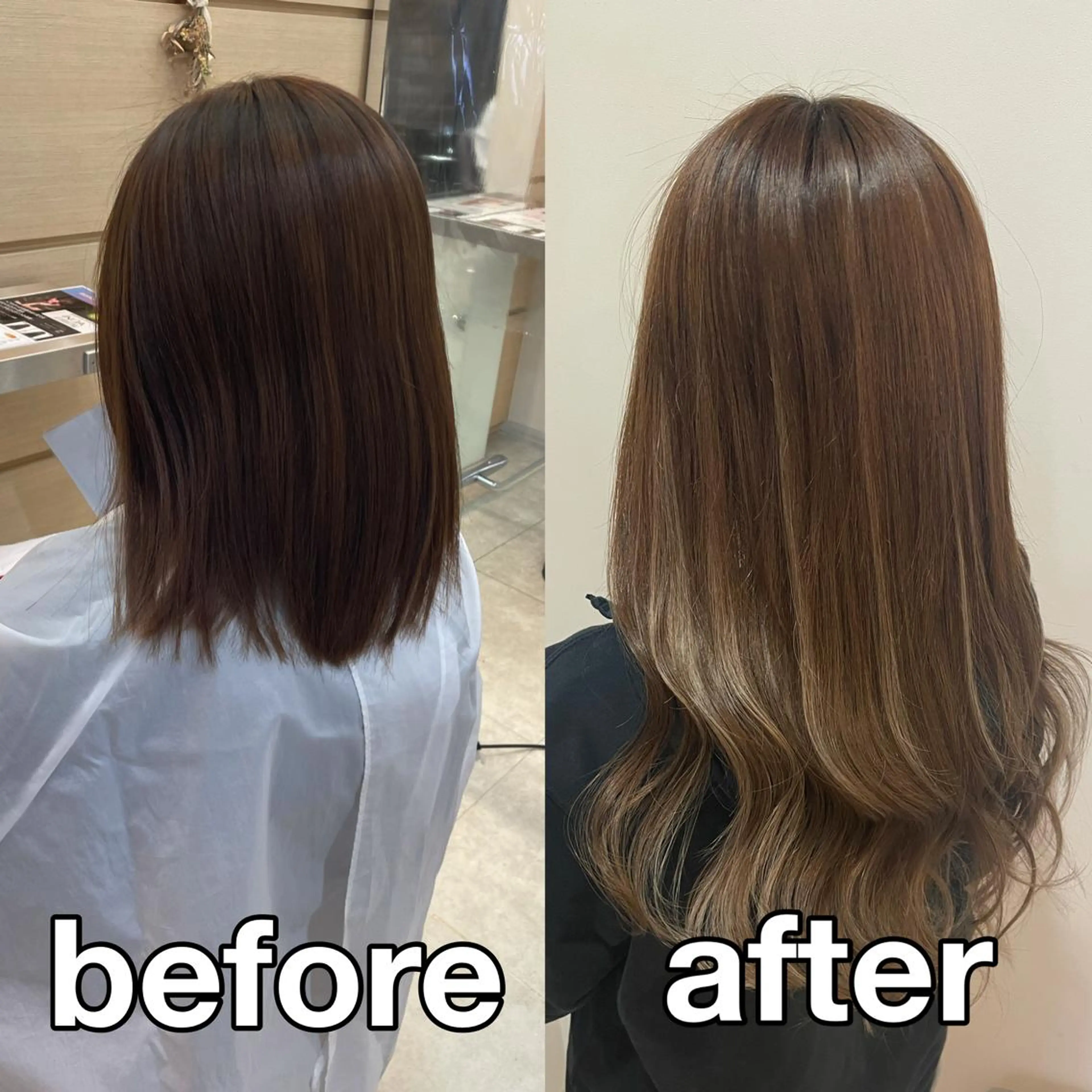 ロング シールエクステ エクステ カット エクステ シールエクステ/ 髪質改善💐yuuのヘアスタイル