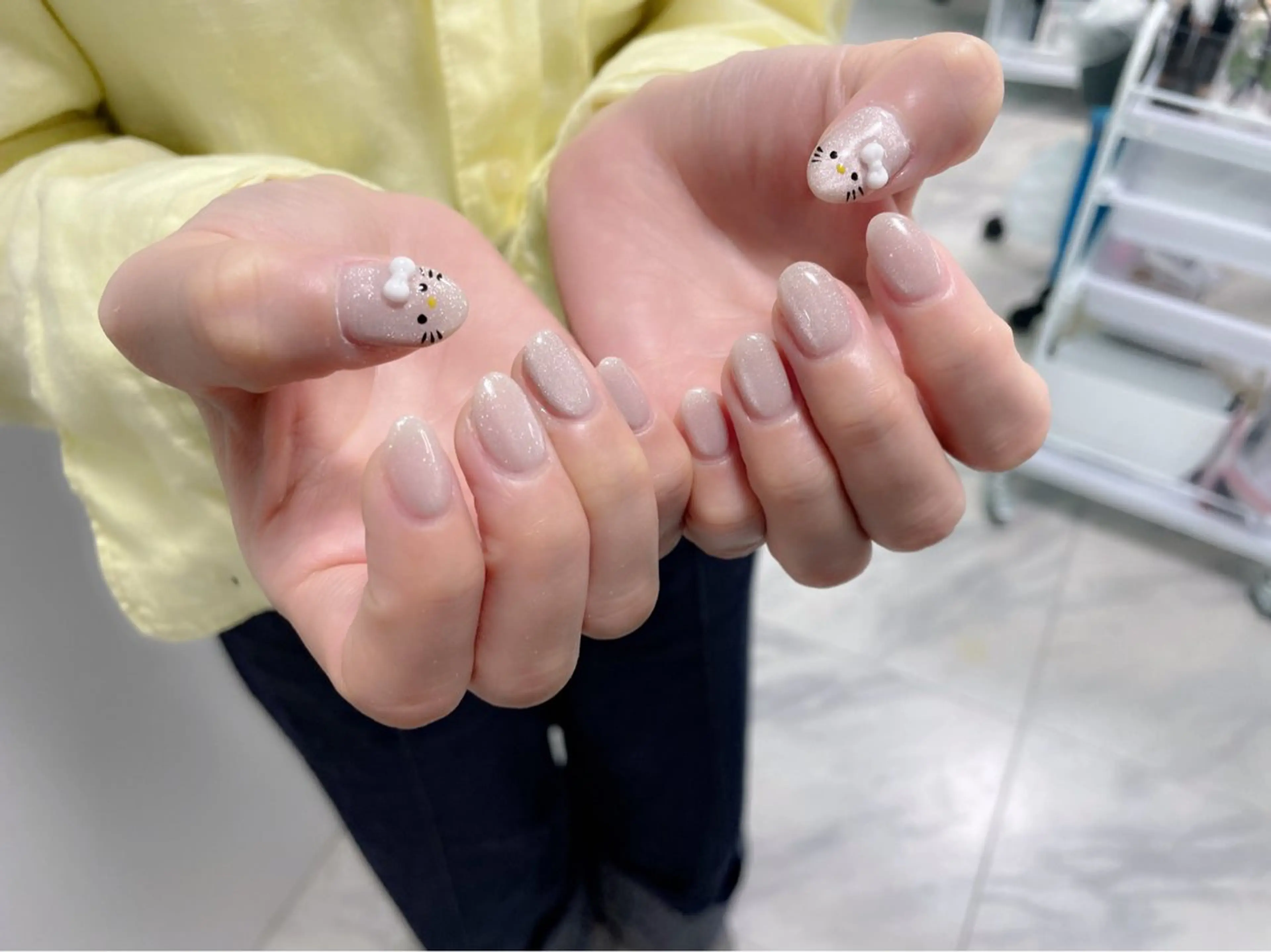 ネイル アートネイル フラッシュネイル フラッシュマグ ラメ(グリッター) マグネットネイル 。 Omiのネイルデザイン