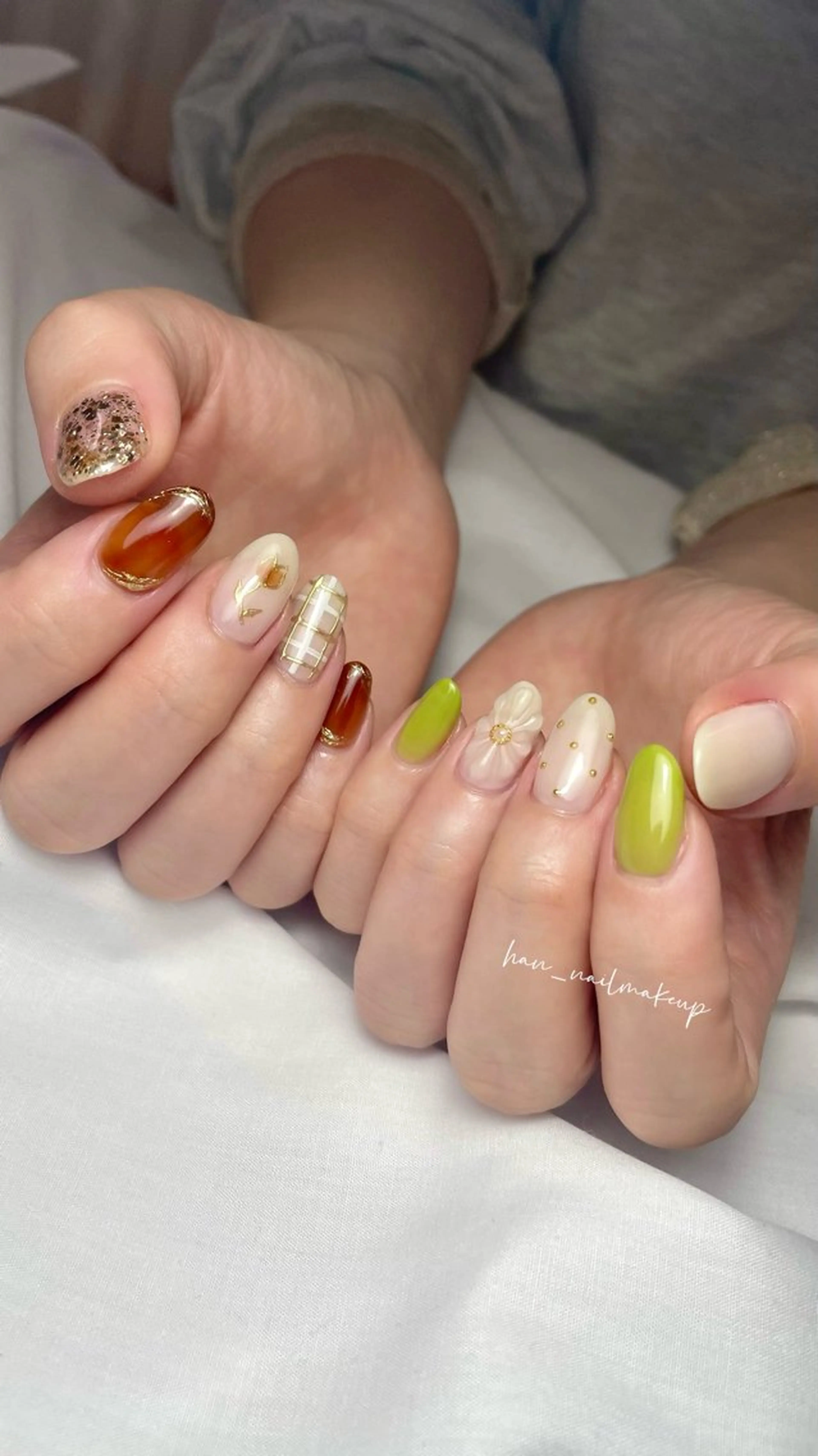 ネイル 持ち込み ハンドネイル Han Nail 【y&m】のネイルデザイン