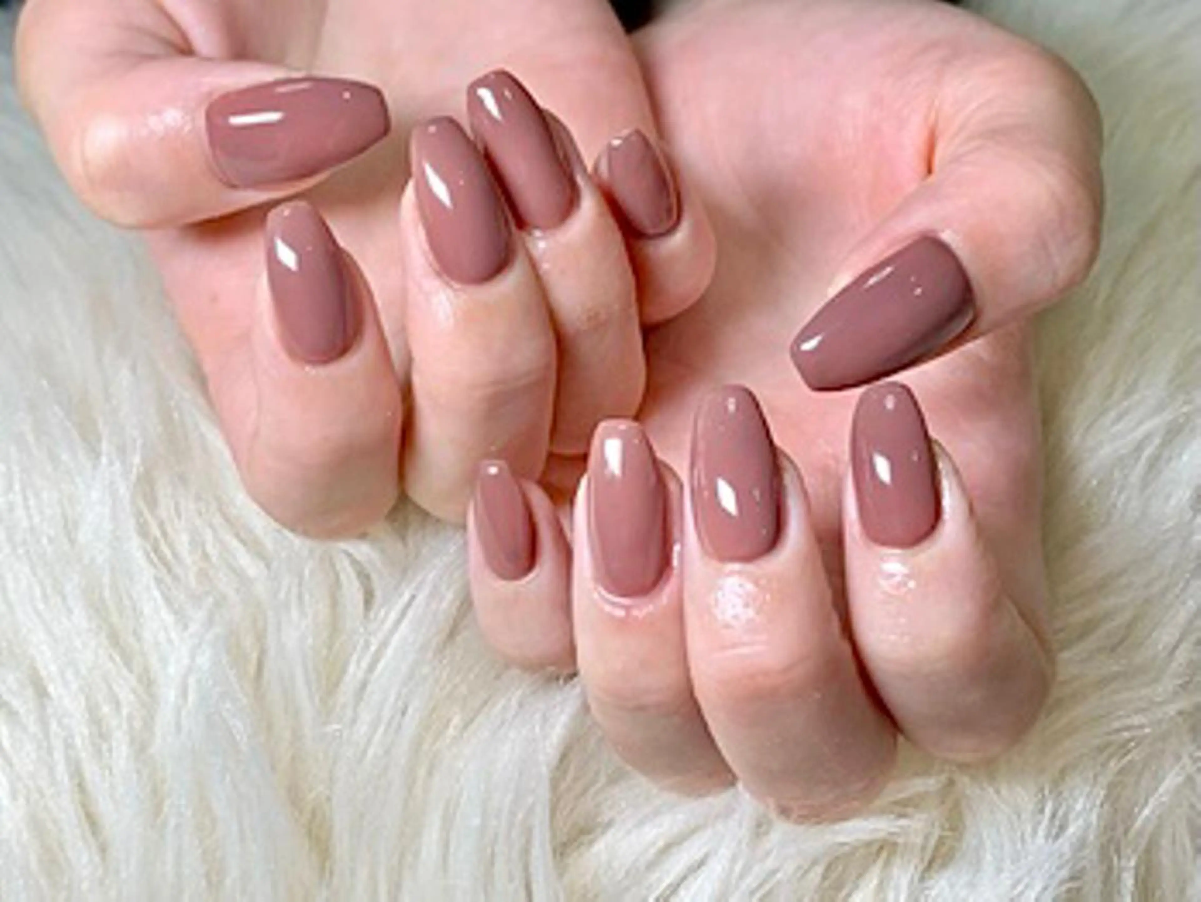 ネイル ジェルネイル ワンカラーネイル パラジェル シンプルネイル yo koのネイルデザイン