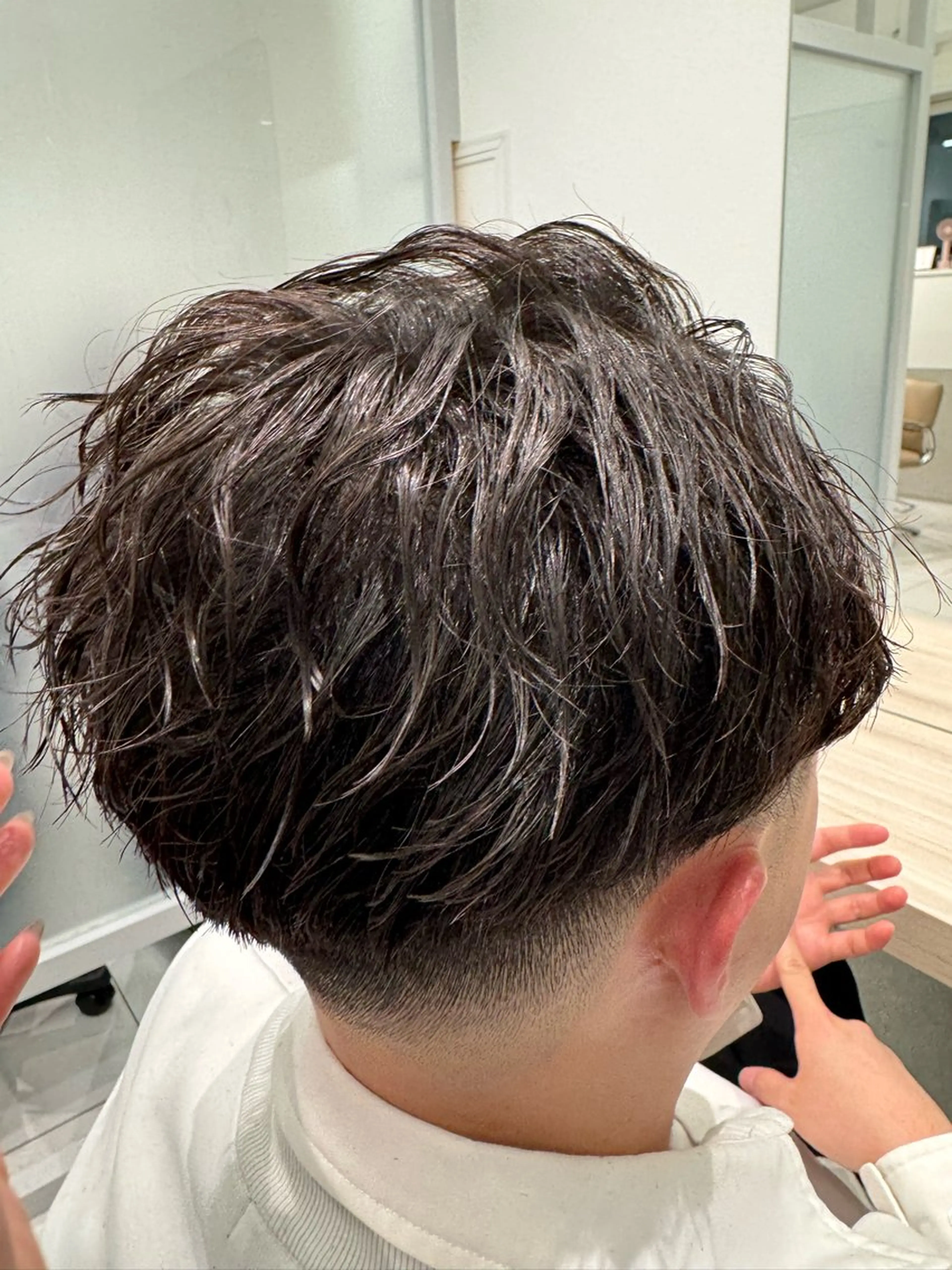 パーマ メンズ フェードカット メンズパーマ メンズツイストパーマ ツイストパーマ パーマ EMANON  ANNEX池袋東口店所属・SiV(ｼﾋﾞ)✂︎ メンズ専門💈のヘアスタイル