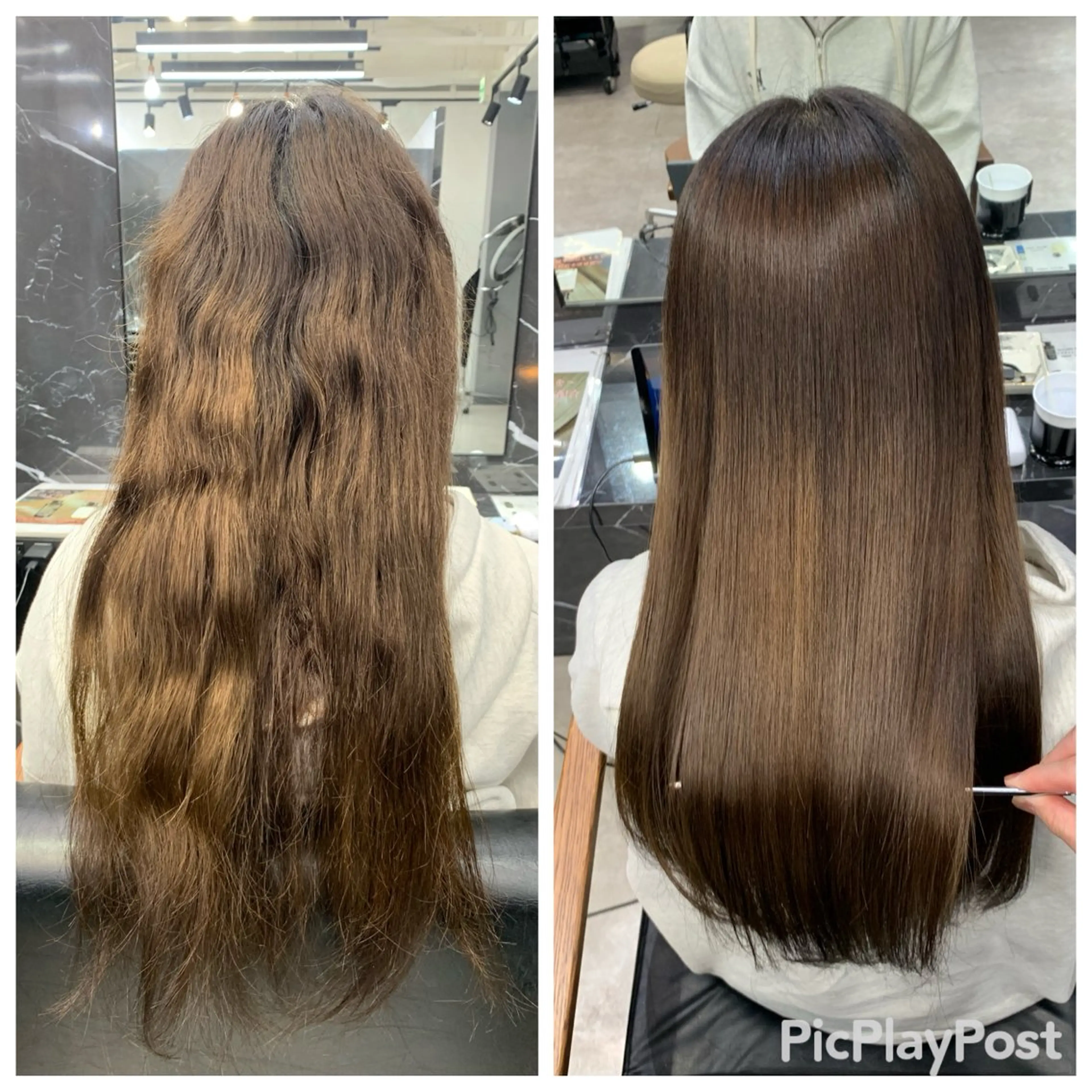 ロング 髪質改善 トリートメント 大西 魁知のヘアスタイル