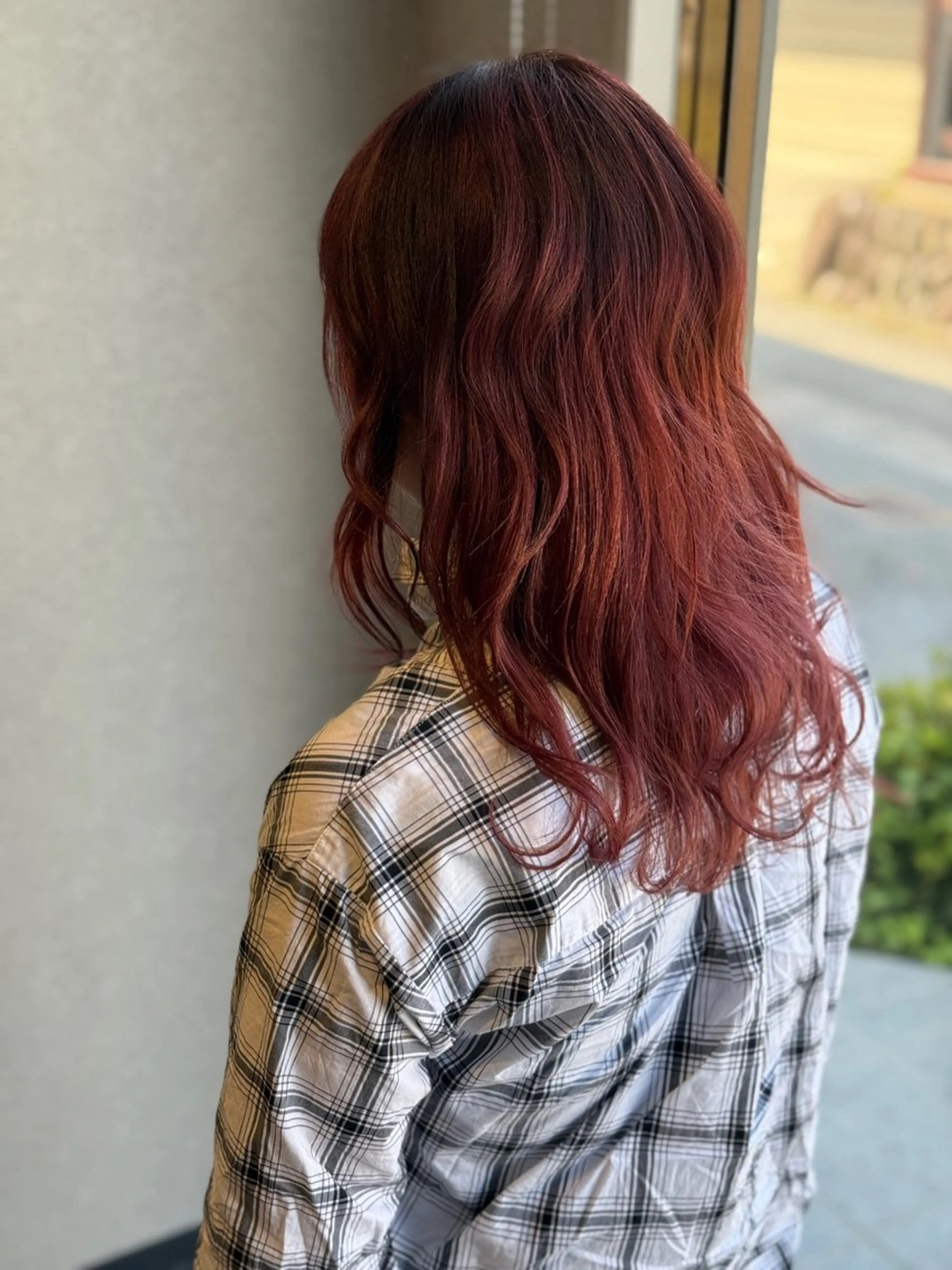 セミロング 髪質改善 レイヤーカット 髪質改善⚡️カラー 🍀武久 誠🍀のヘアスタイル