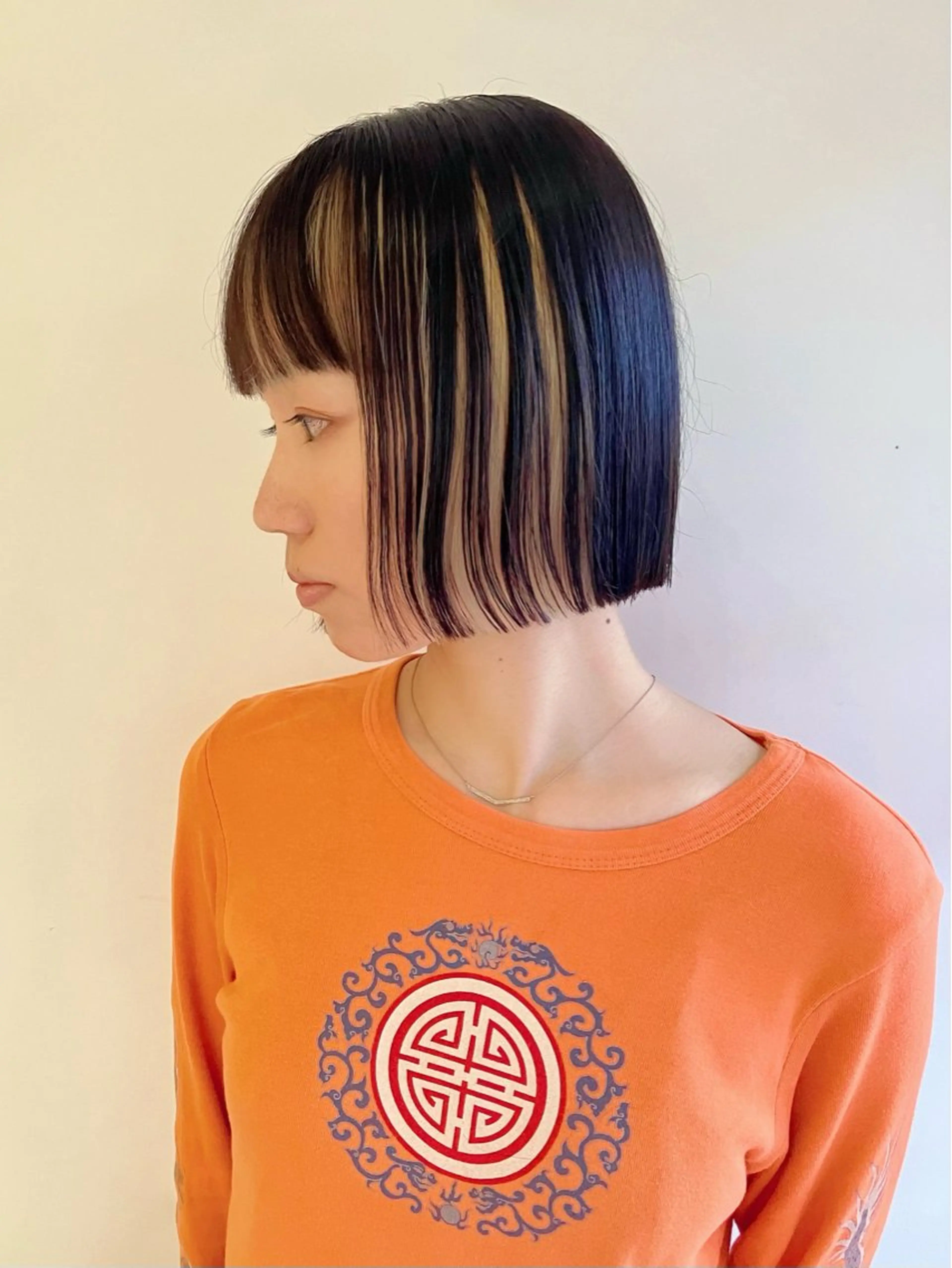 ショート カラー ミストバング イヤリングカラー  フェイスフレーミング インナーカラー カット ヘアカラー 川間 将彦のヘアスタイル