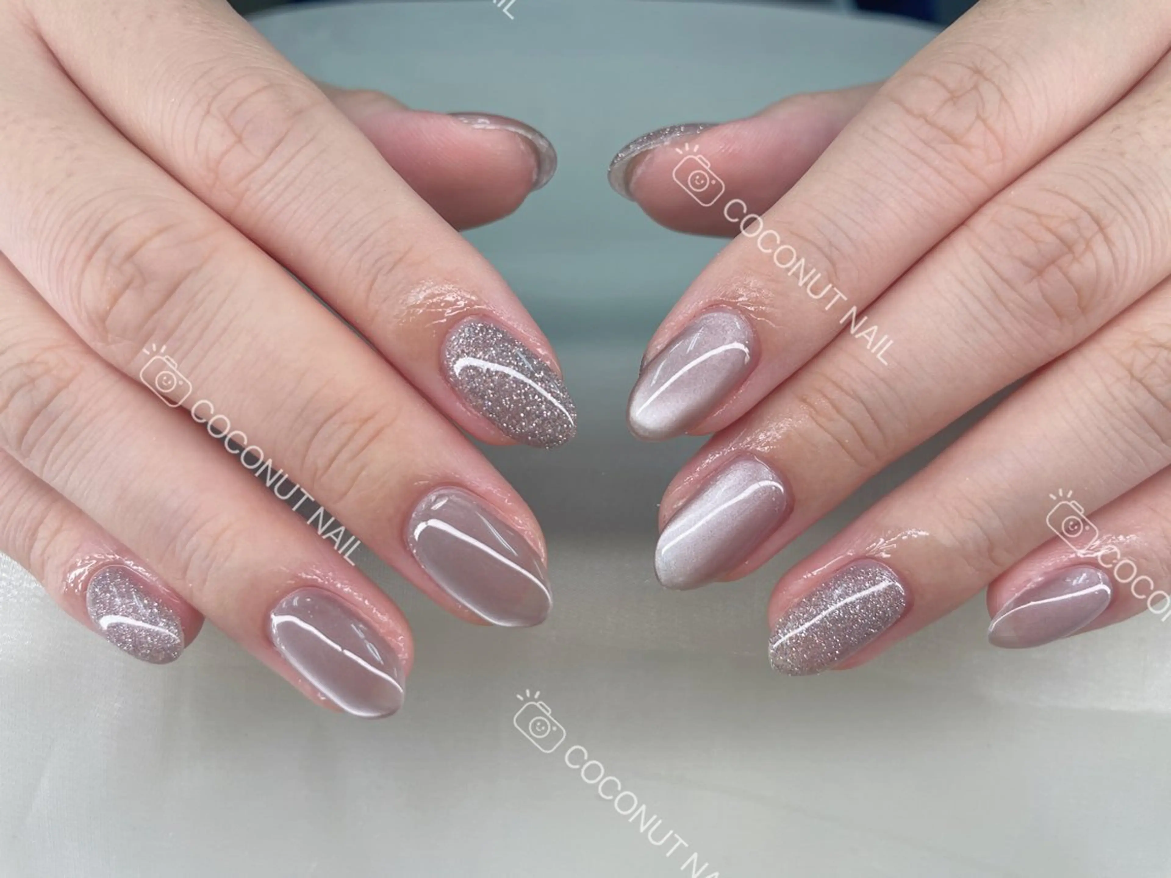 ネイル ハンドネイル 神田 ココナッツのネイルデザイン
