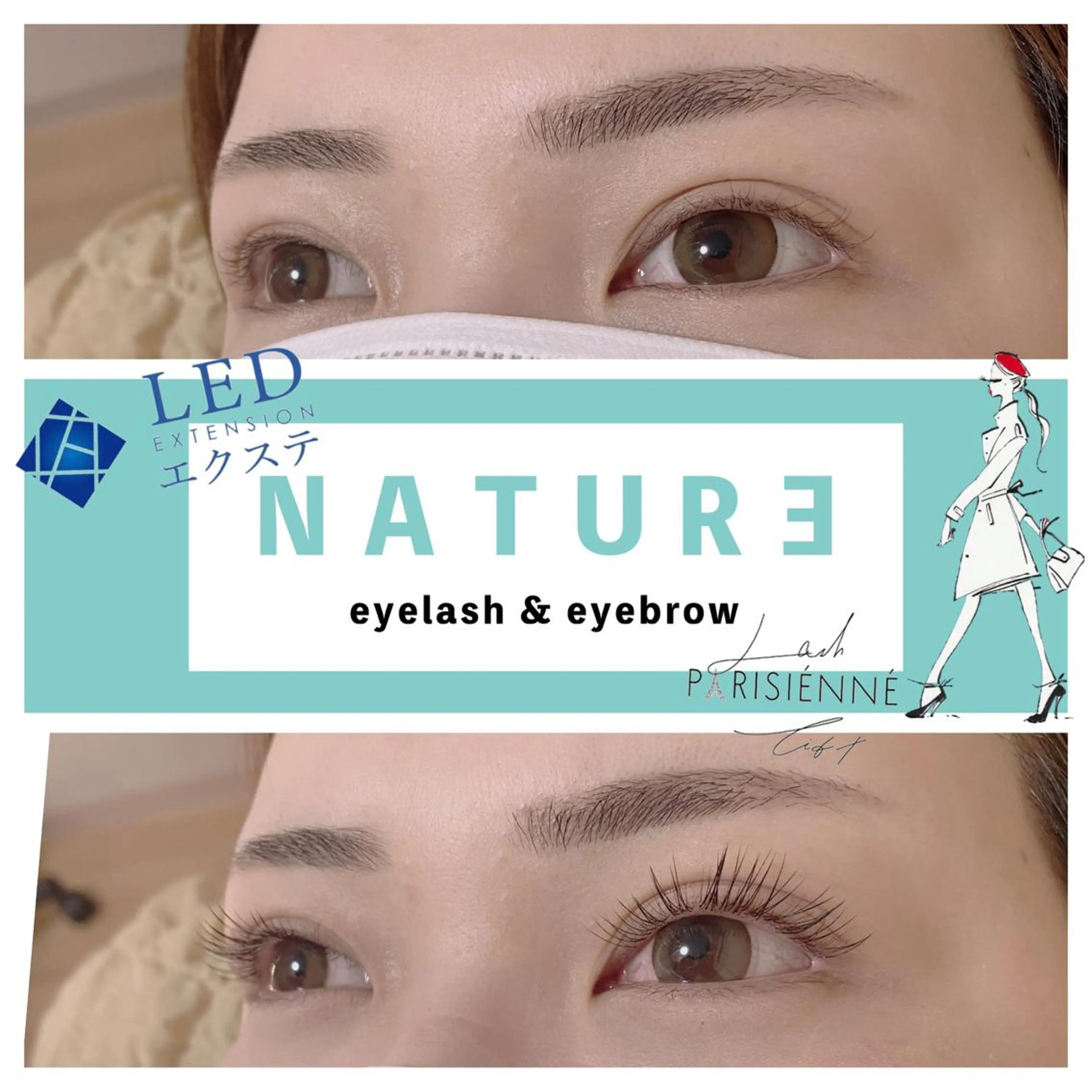 マツエク・マツパ NATURE MIYUのマツエク・マツパデザイン