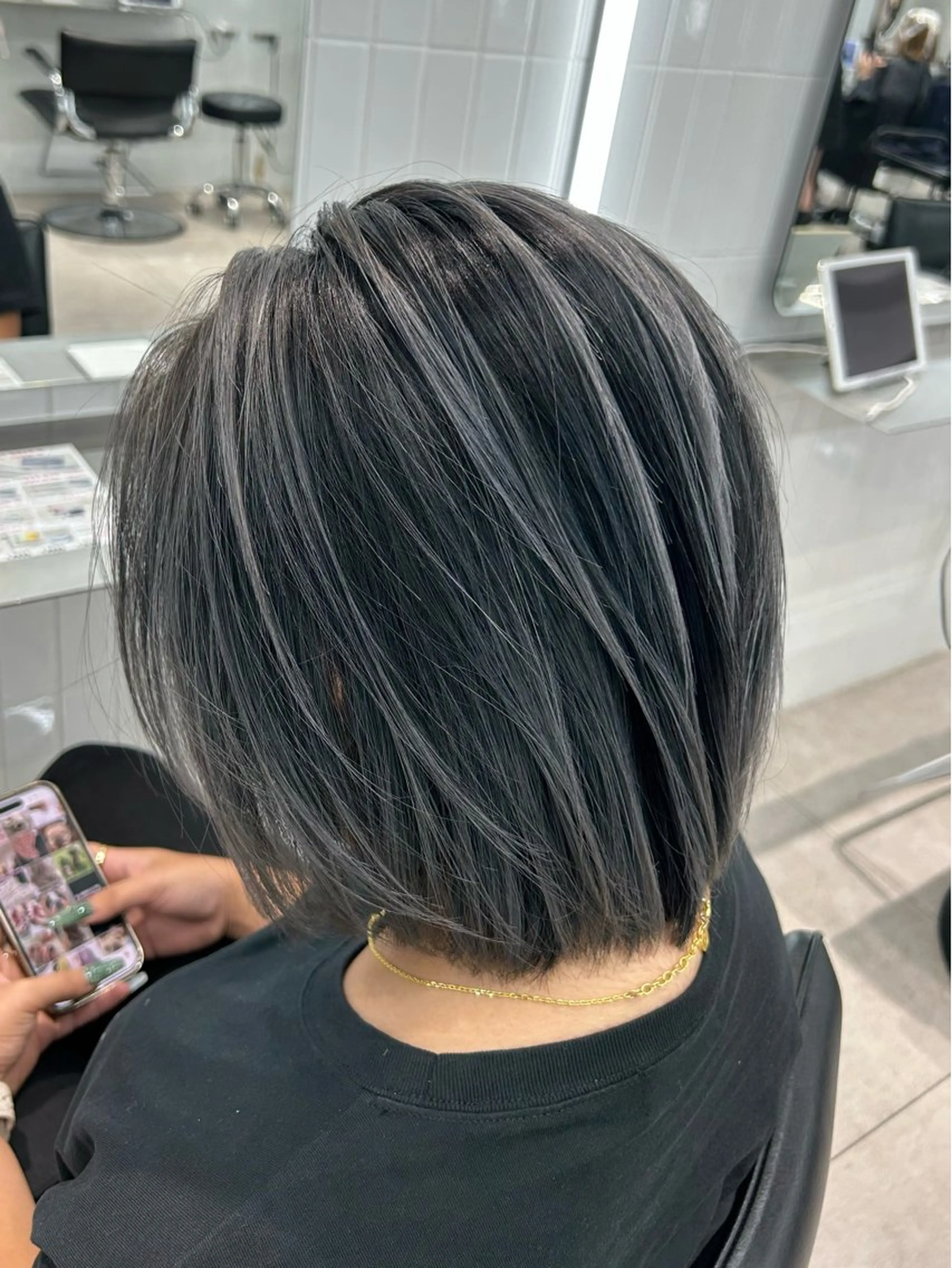 ショート ONYX 表参道所属・ショート/ボブ/似 合わせ/顔周りカットのヘアスタイル