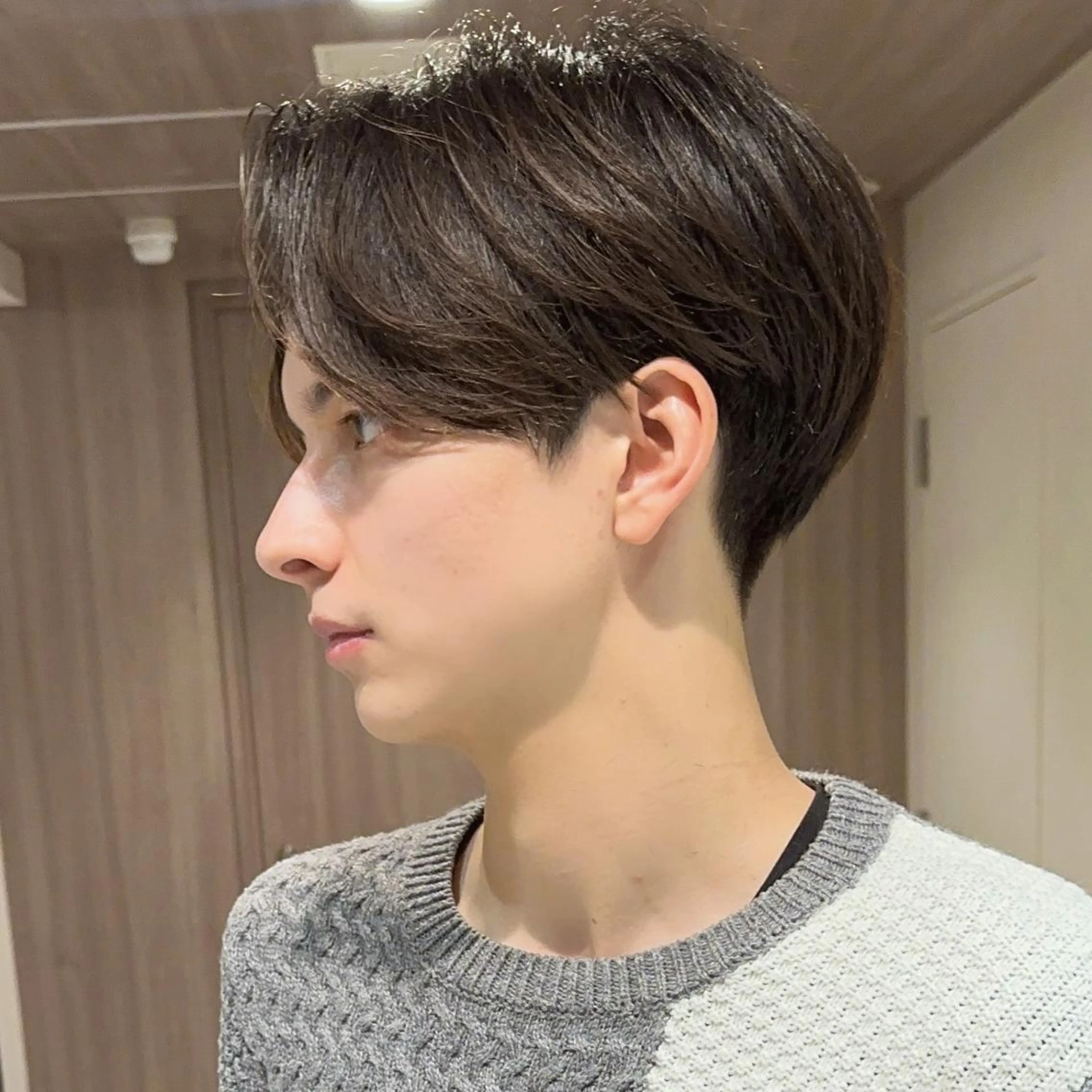 メンズ センターパート マッシュ メンズパーマ メンズカット/ センターパートkiiのヘアスタイル