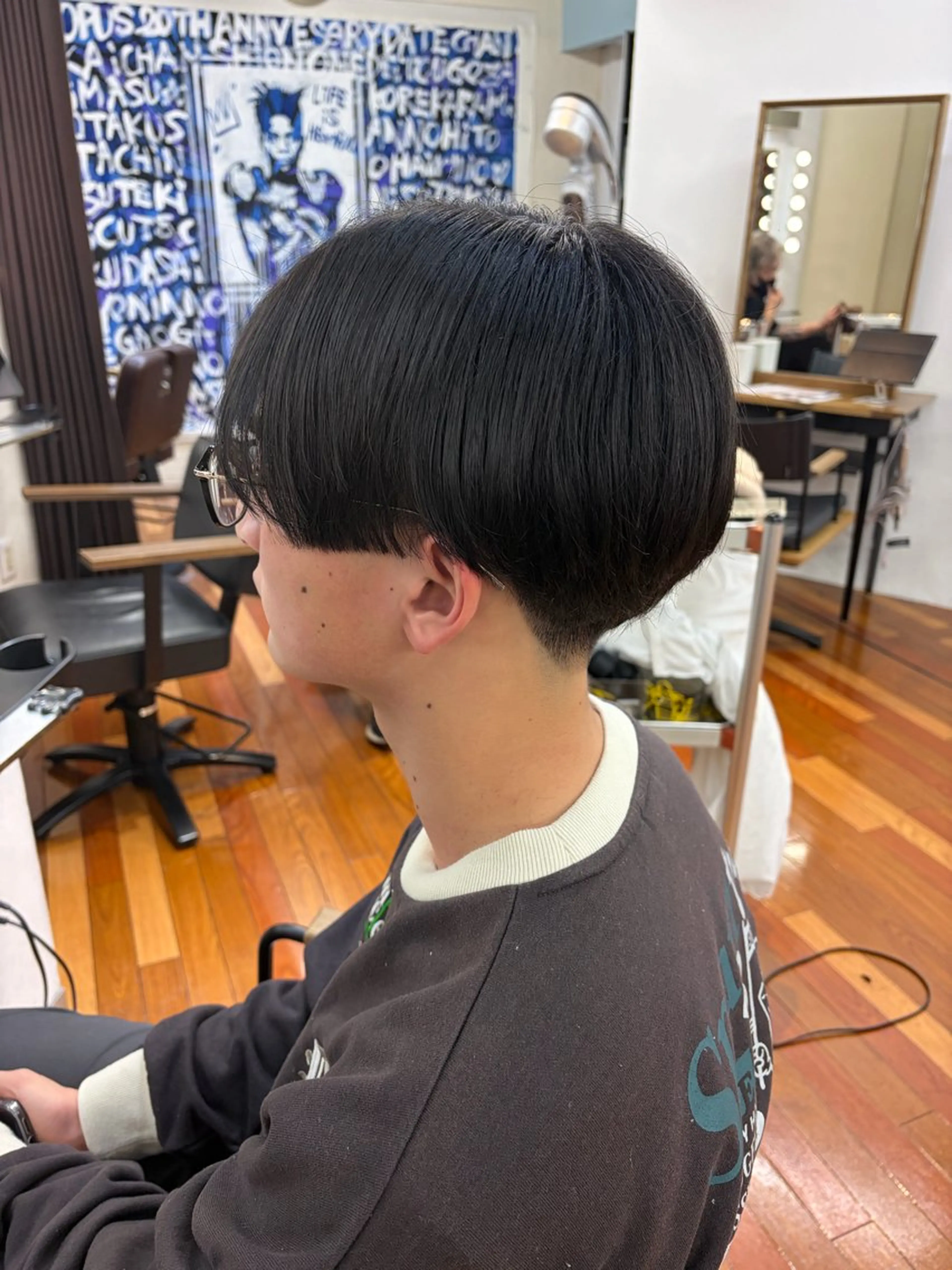 ショート 天神カラーモデル募集 nanaのヘアスタイル