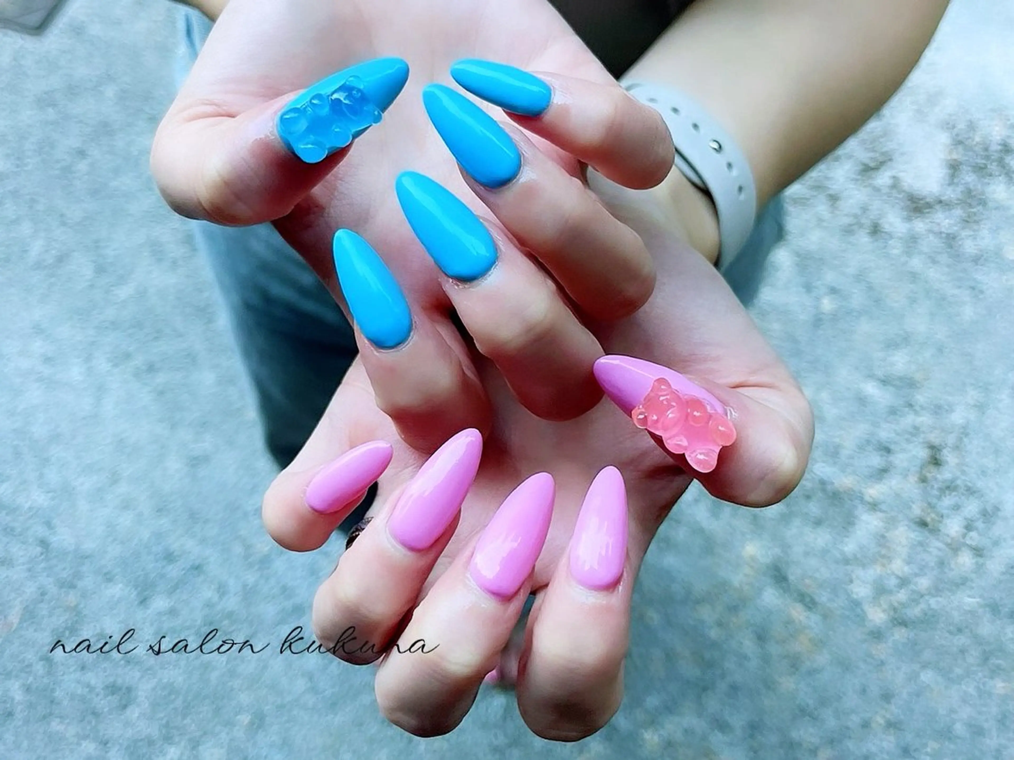 ネイル ワンカラーネイル nail salon kukuna所属・nail salon 心斎橋アメ村のネイルデザイン