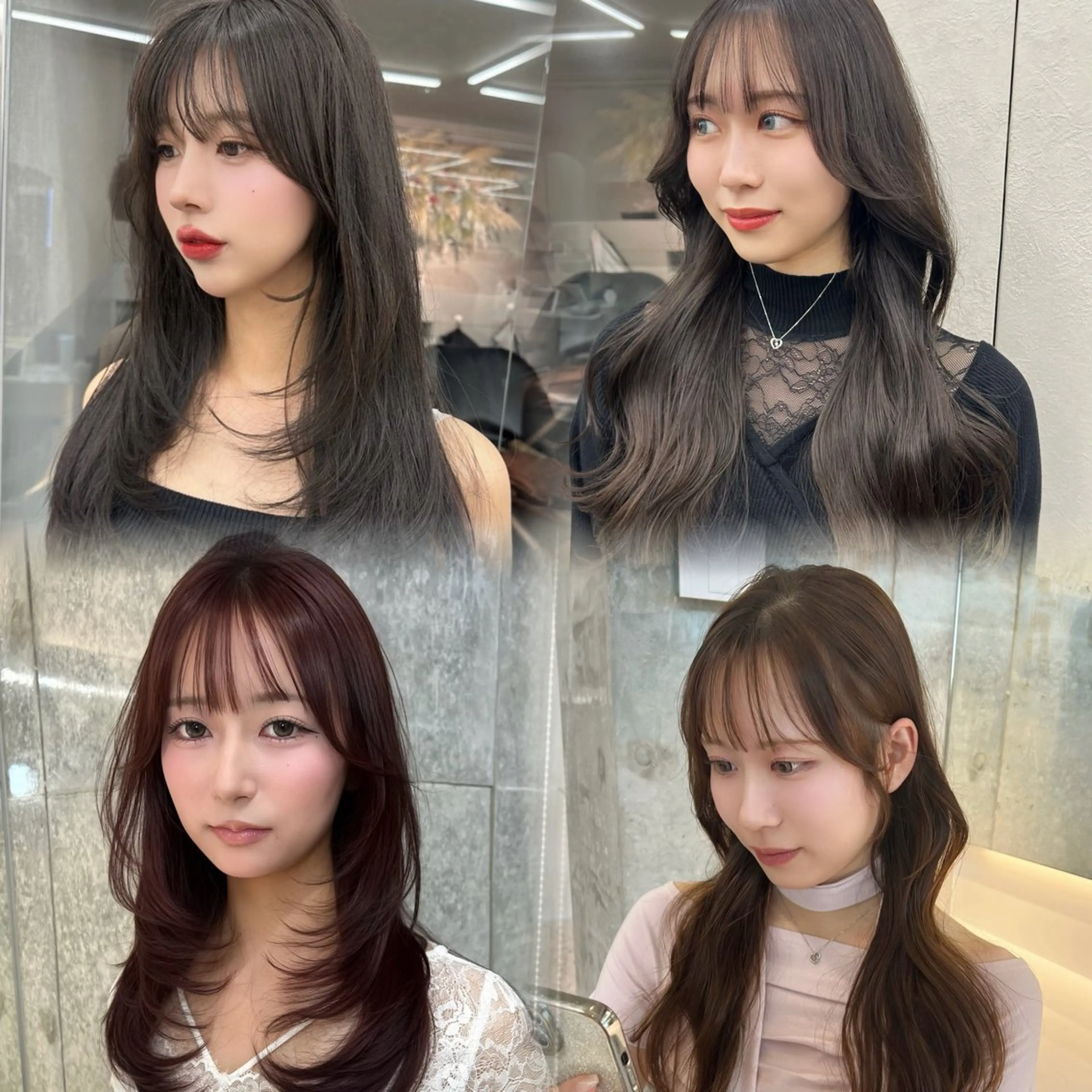 ロング ヘアカラー トリートメント 髪質改善 ☘️松井　傑のヘアスタイル