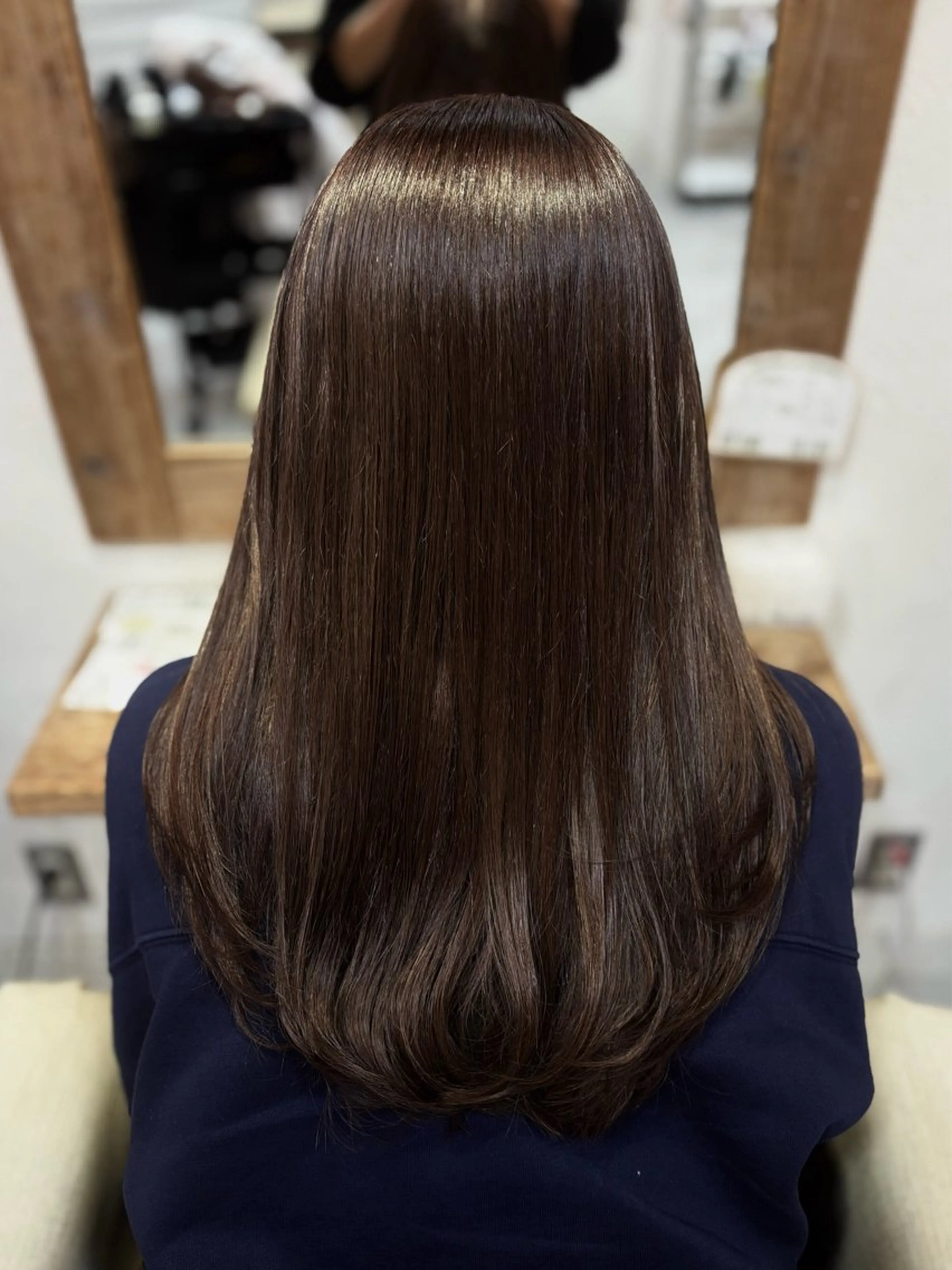 ロング カラー ブラウンカラー ヘアカラー ACCOLE/ Cocone 草津のヘアスタイル