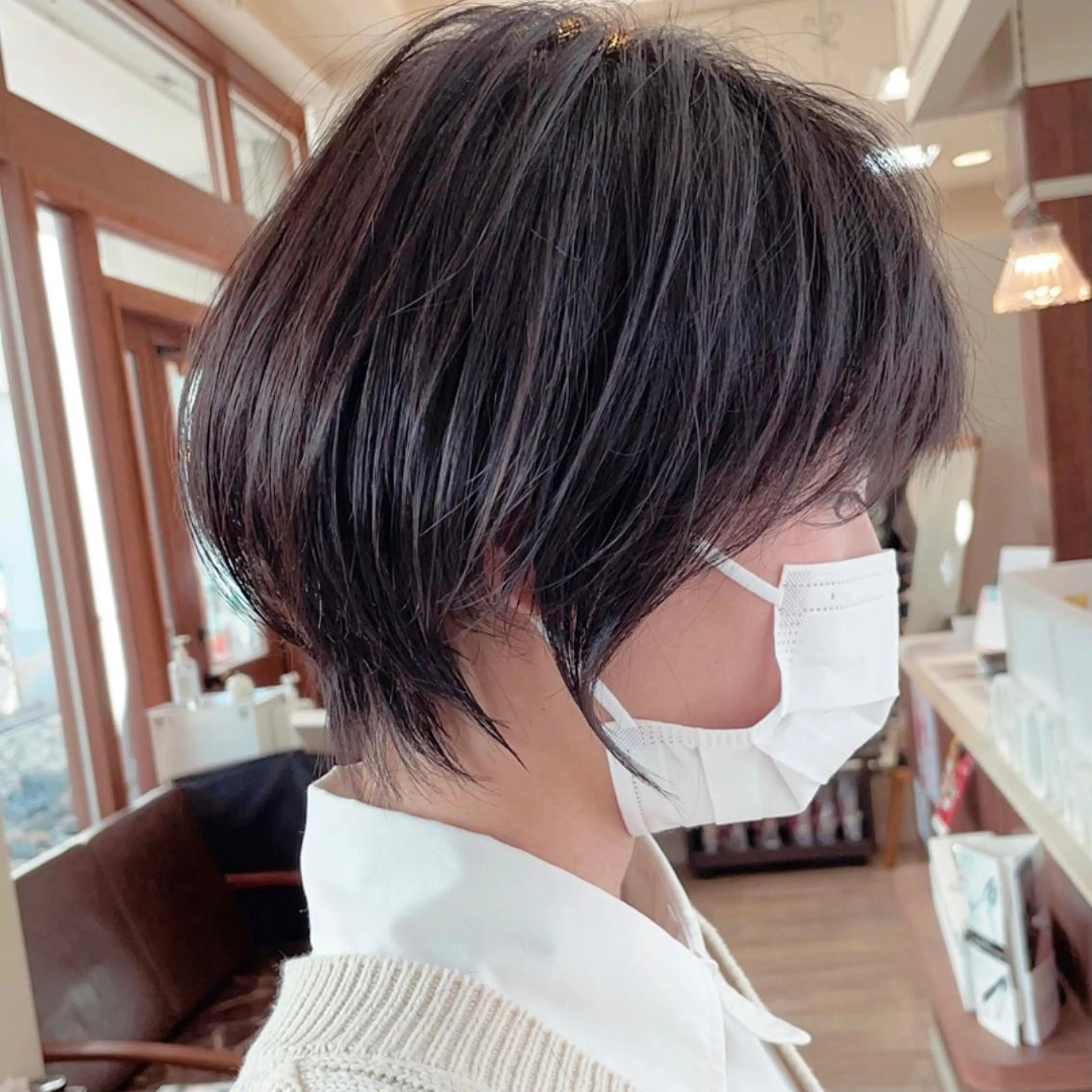 ショート カラー パーマ ブリーチ ケアブリーチ ダブルカラー ハイライトカラー ハイライト Gain KAKKY 千種/池下駅3分のヘアスタイル