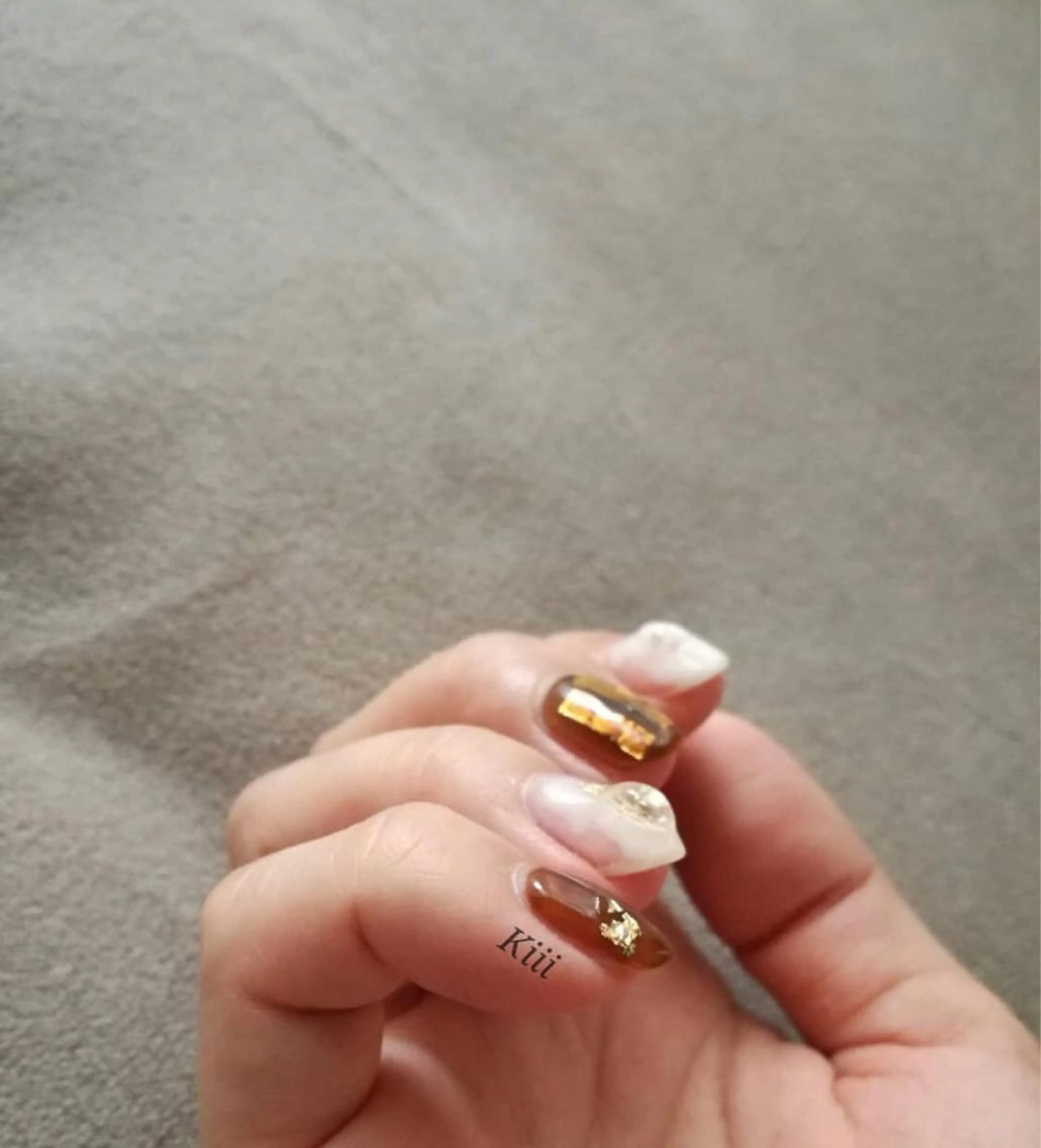 ネイル ハンドネイル フットネイル kiii.__ ✴︎*のネイルデザイン