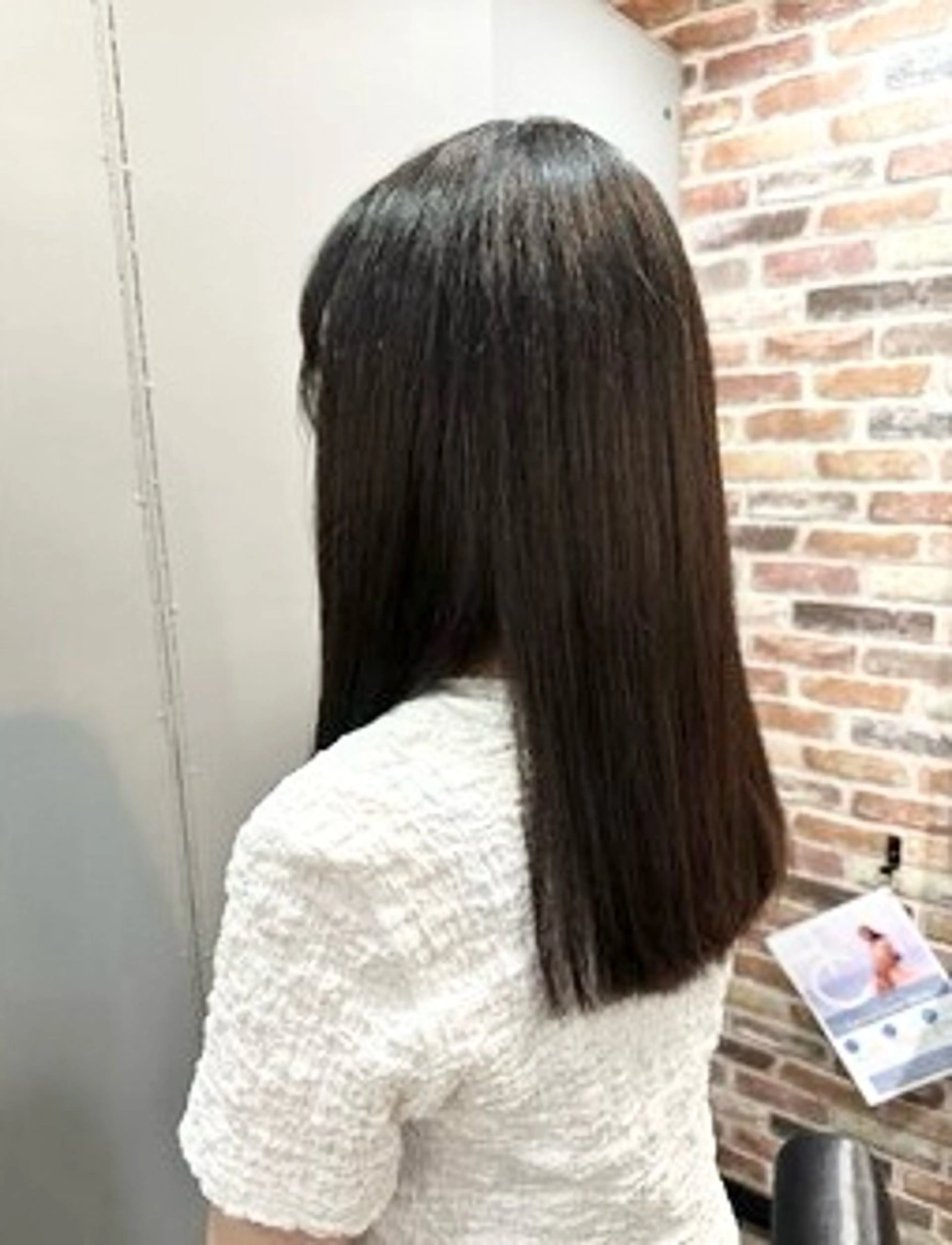 カット+縮毛矯正+トリートメントの写真