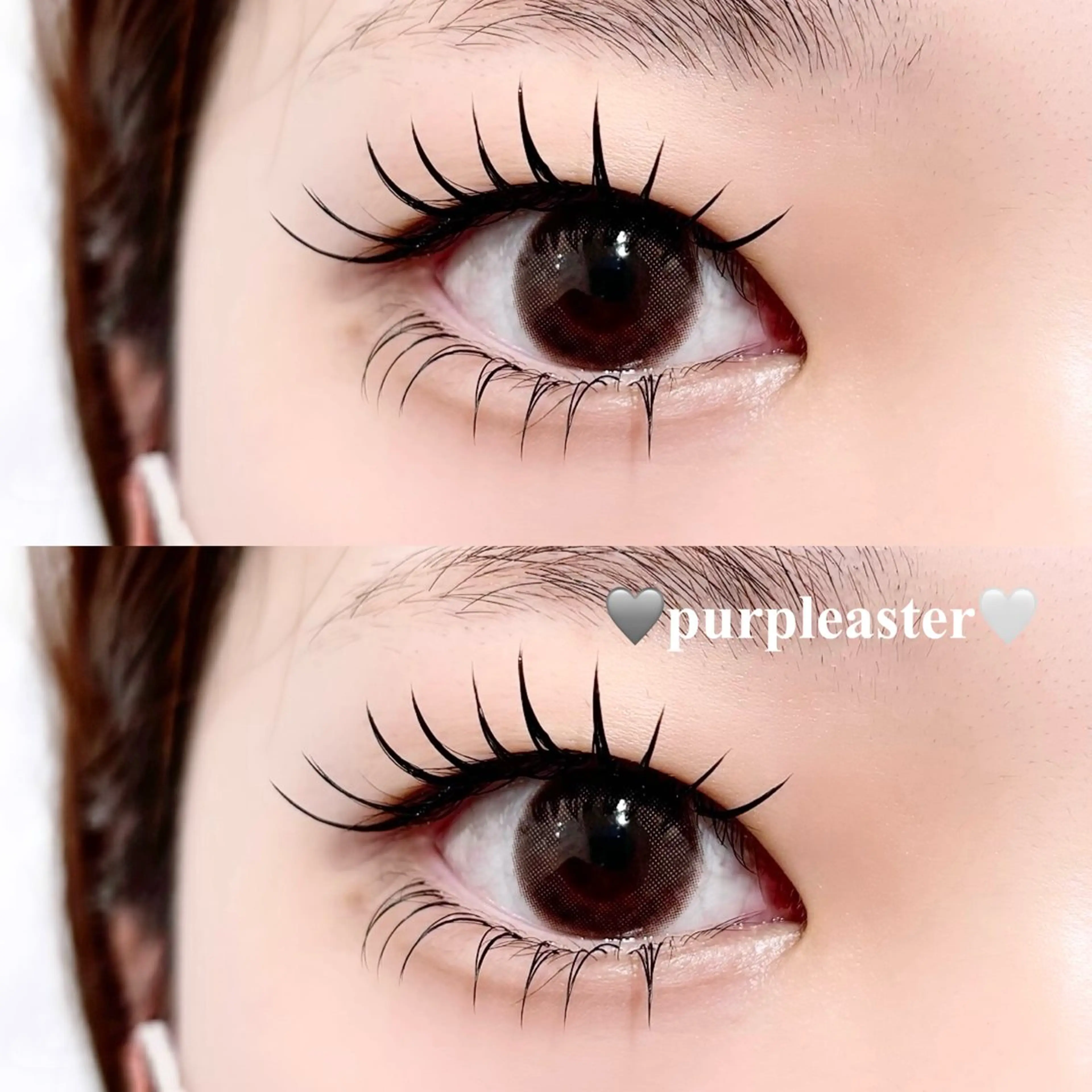 下まつげ40本の写真