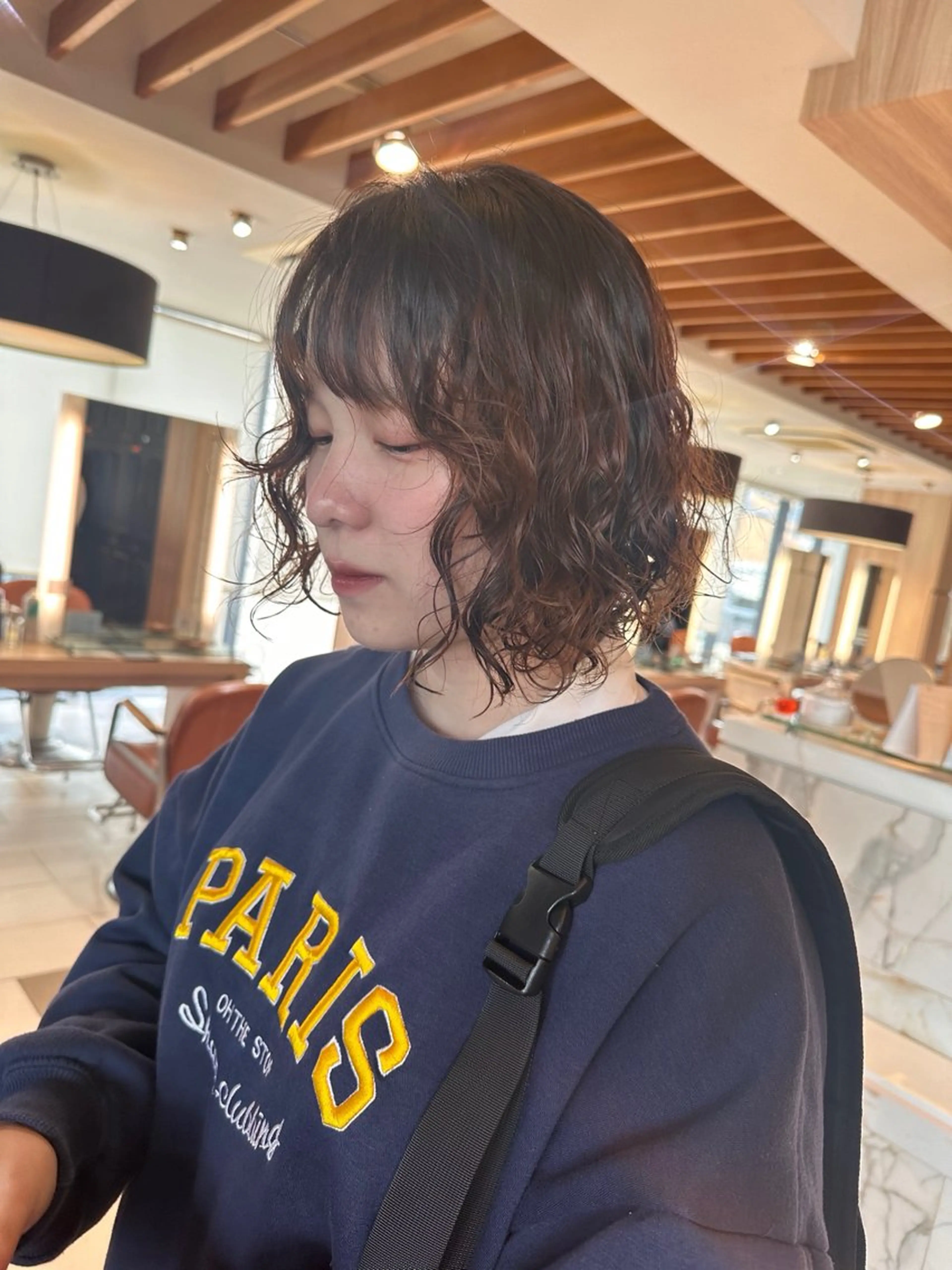 ショート カラー パーマ カット パーマ hibiki/セット /透明感カラーのヘアスタイル