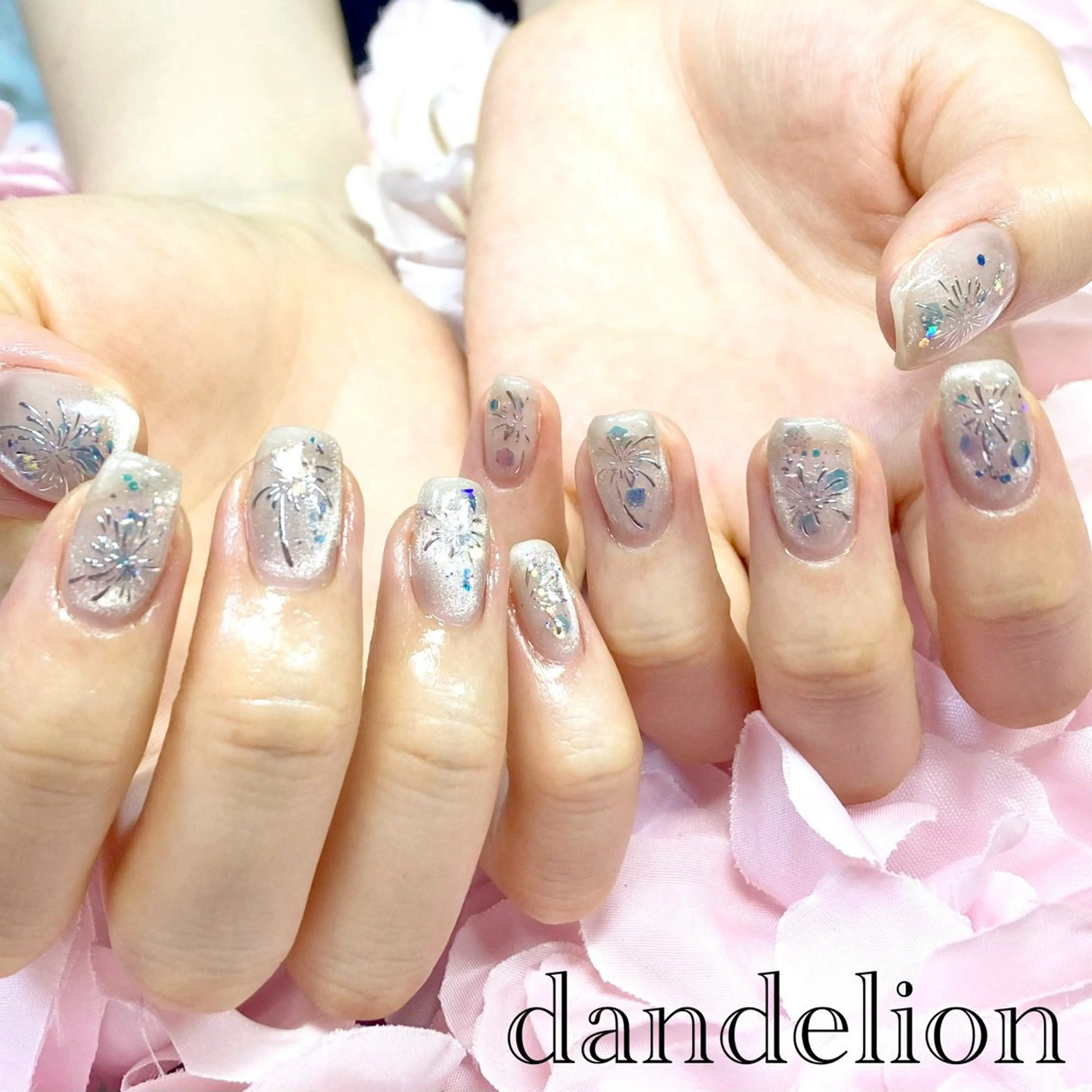 ネイル ハンドネイル ハンドケア dandelion ダンデライオンのネイルデザイン