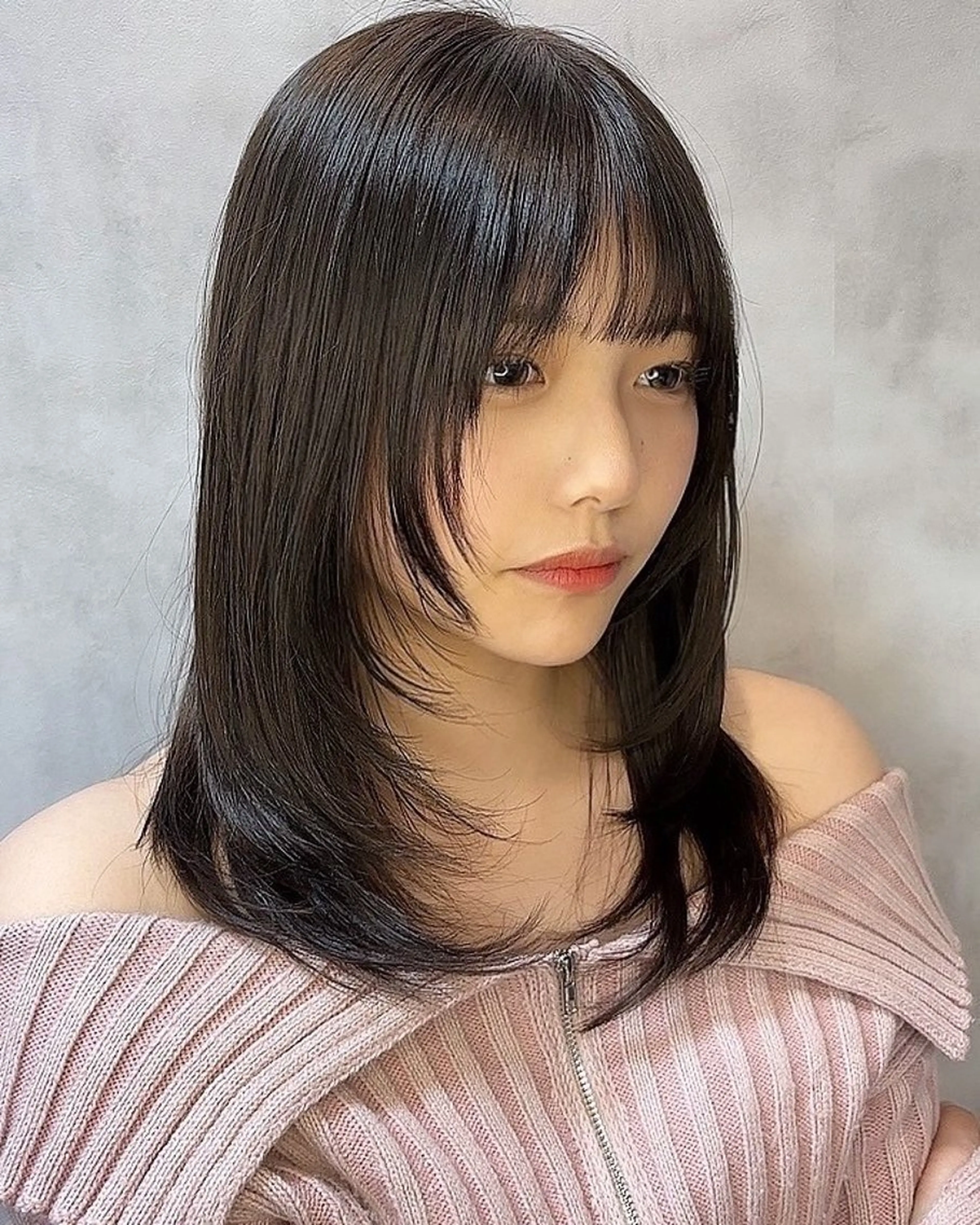 ✨️前髪顔周りカット+うる艶ケアカラー✨️の写真