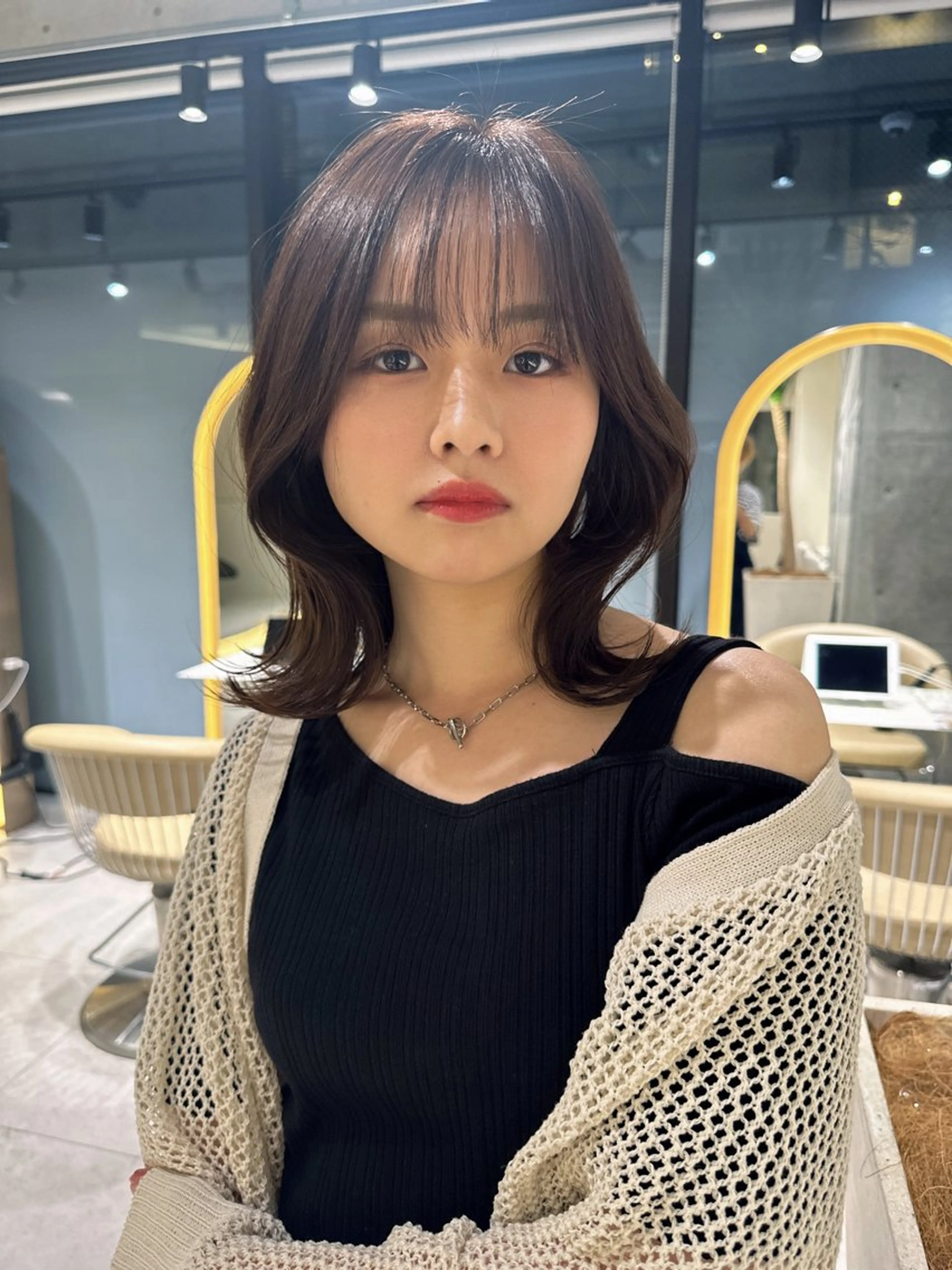 ミディアム ✨髪質改善特化✨副 店長椎葉信乃介のヘアスタイル