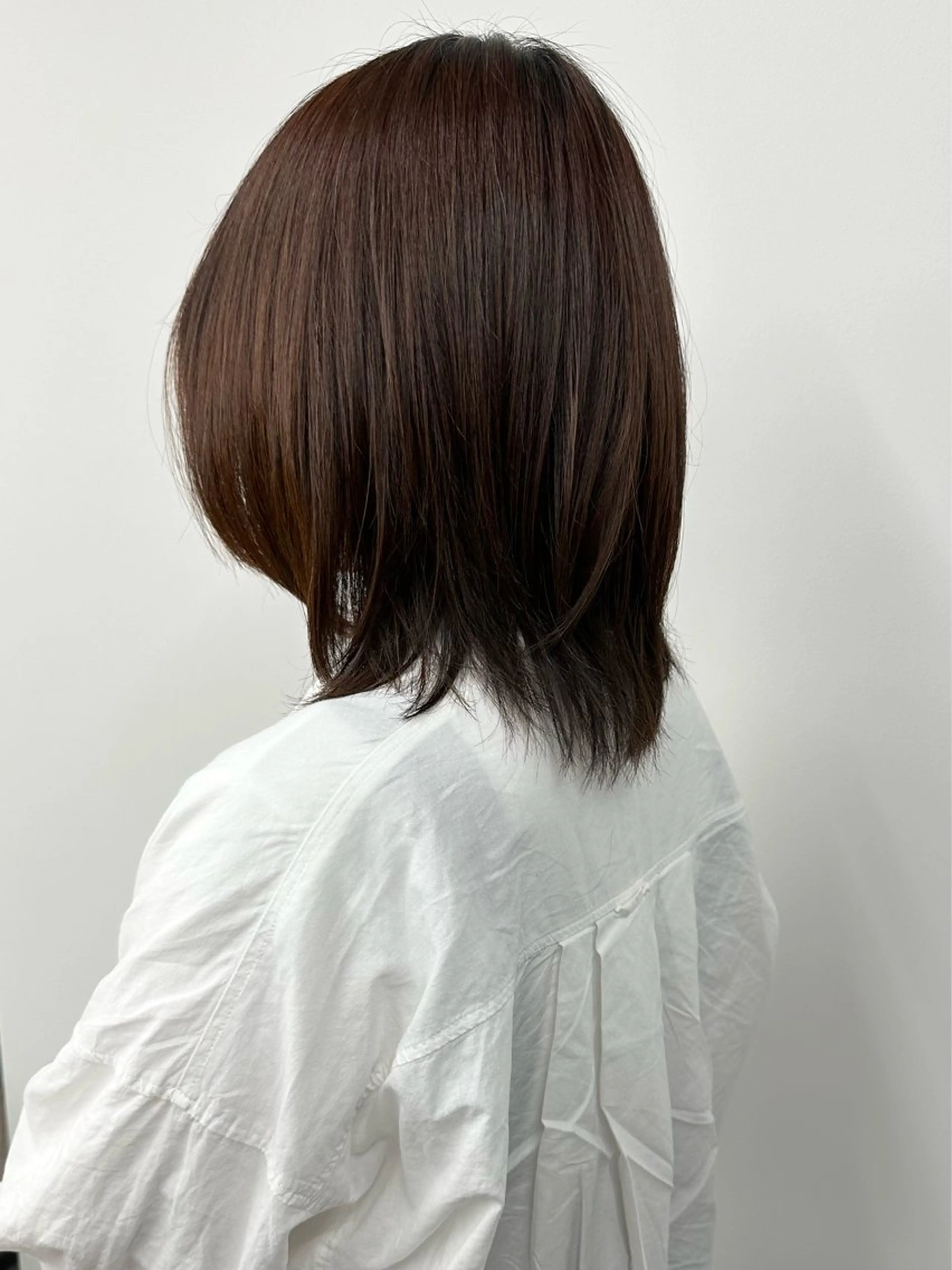 ミディアム カット ヘッドスパ 小顔ボブ/お悩み解決 /ボブパーマ/とういのヘアスタイル