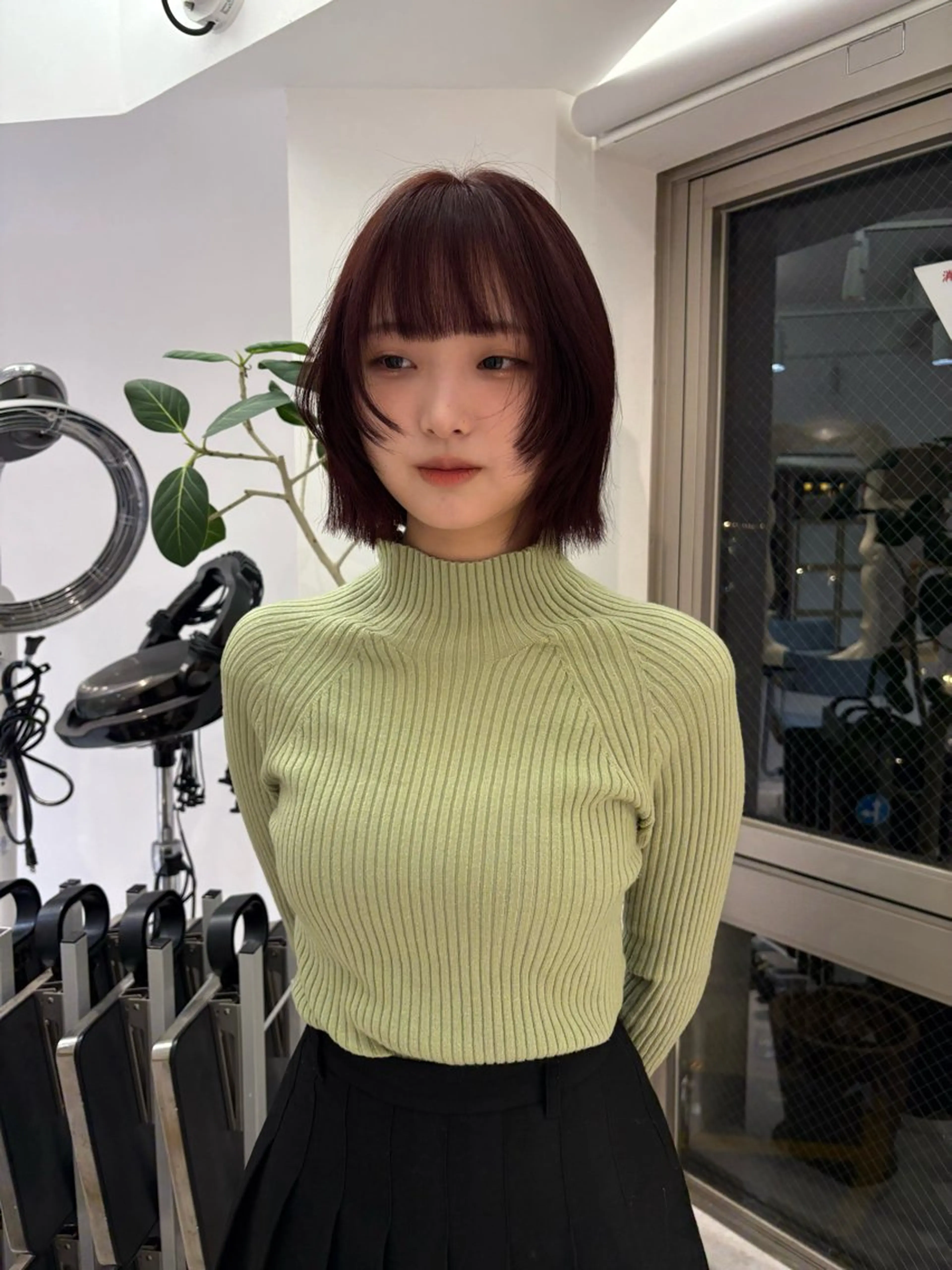 ショート カラー レイヤーカット/瀬川 琴音のヘアスタイル