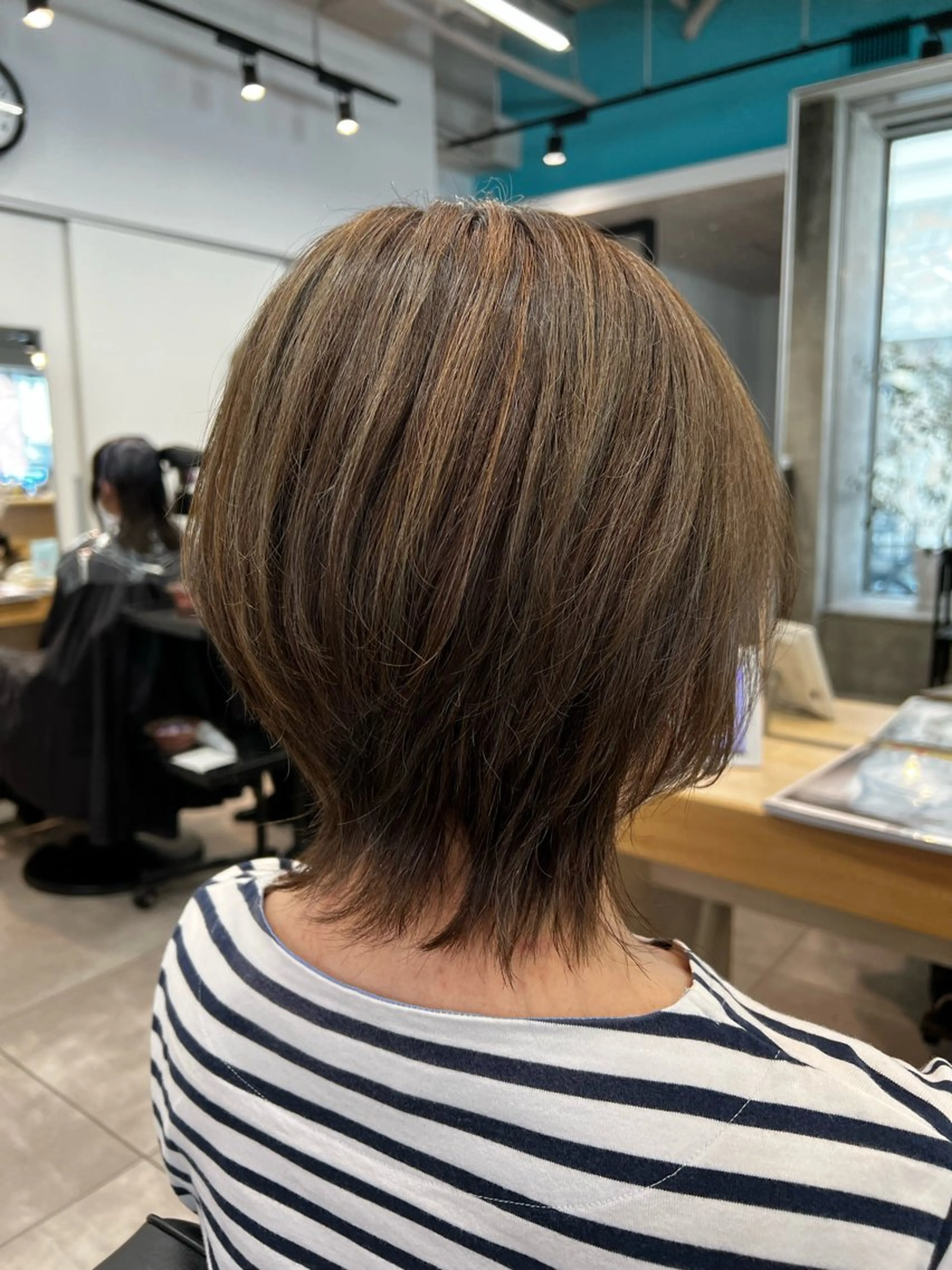 ミディアム カラー カット ヘアカラー 🌞レイヤー×カラー 前川那津美🌞のヘアスタイル