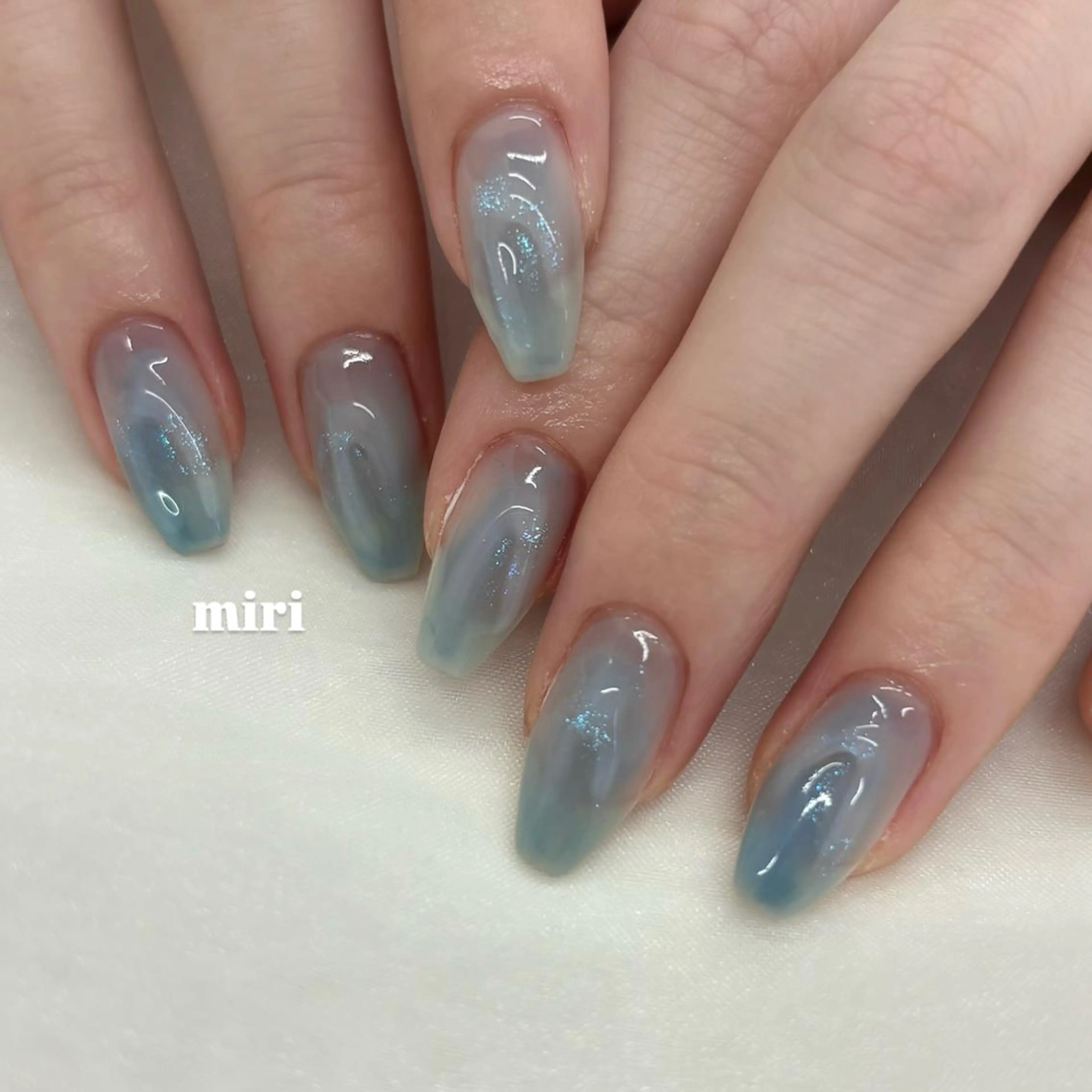 ネイル 新宿代々木/韓国系 ワンホン/aya🫧のネイルデザイン