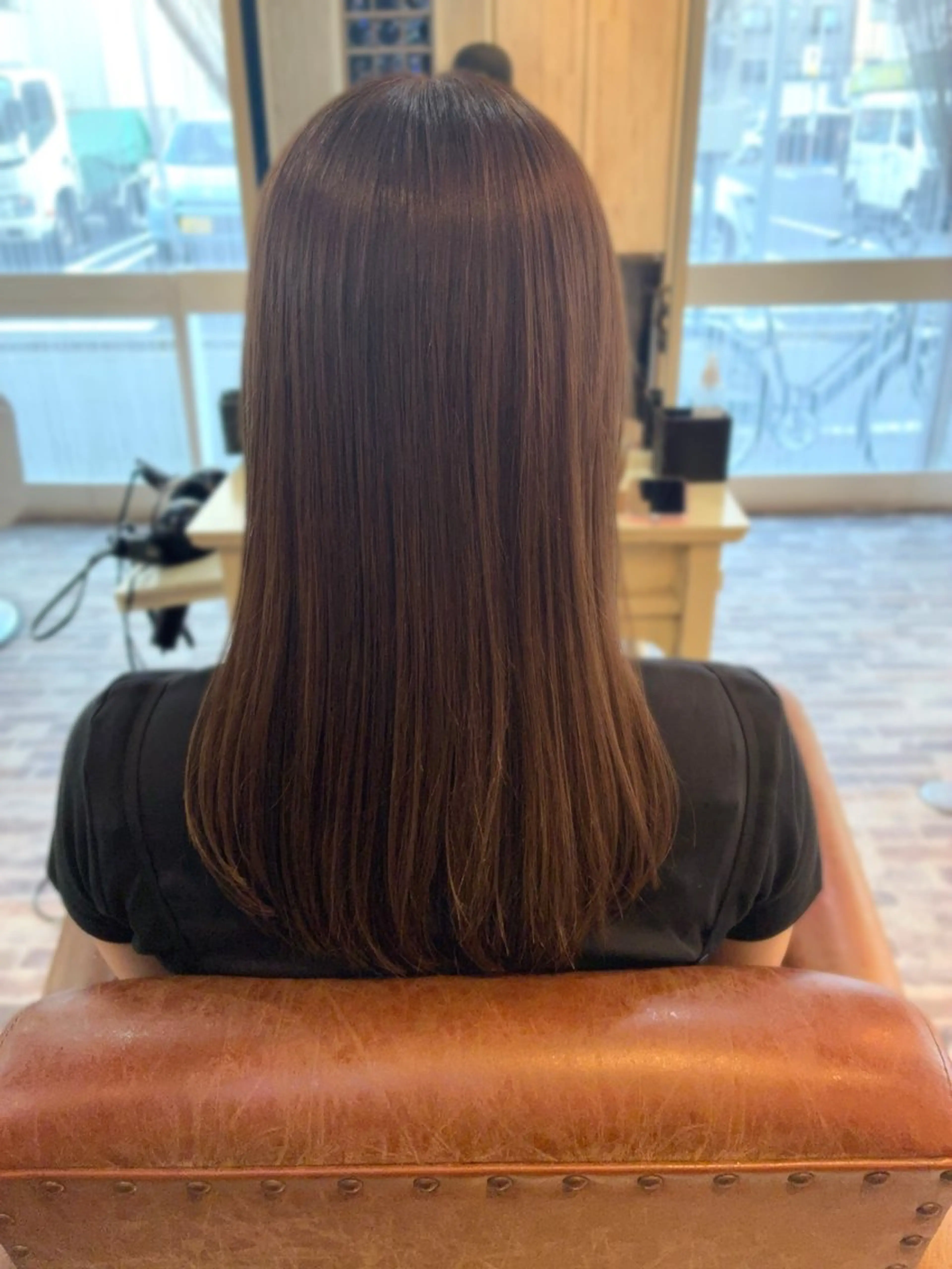 セミロング 柏木 輝仁のヘアスタイル