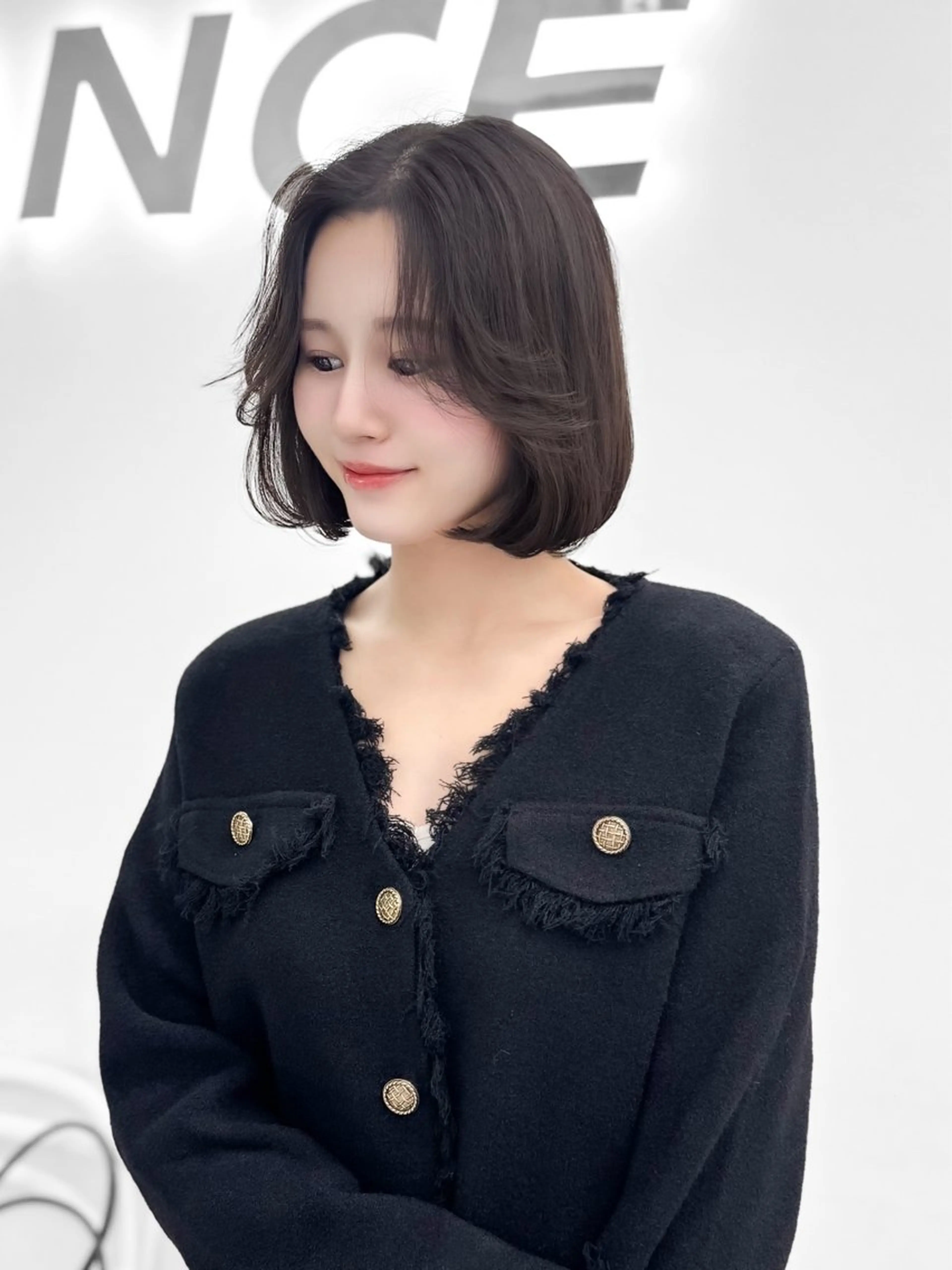 🇰🇷憧れのうる艶ボブ🇰🇷【カット】+【プレミアム髪質改善トリートメント】の写真