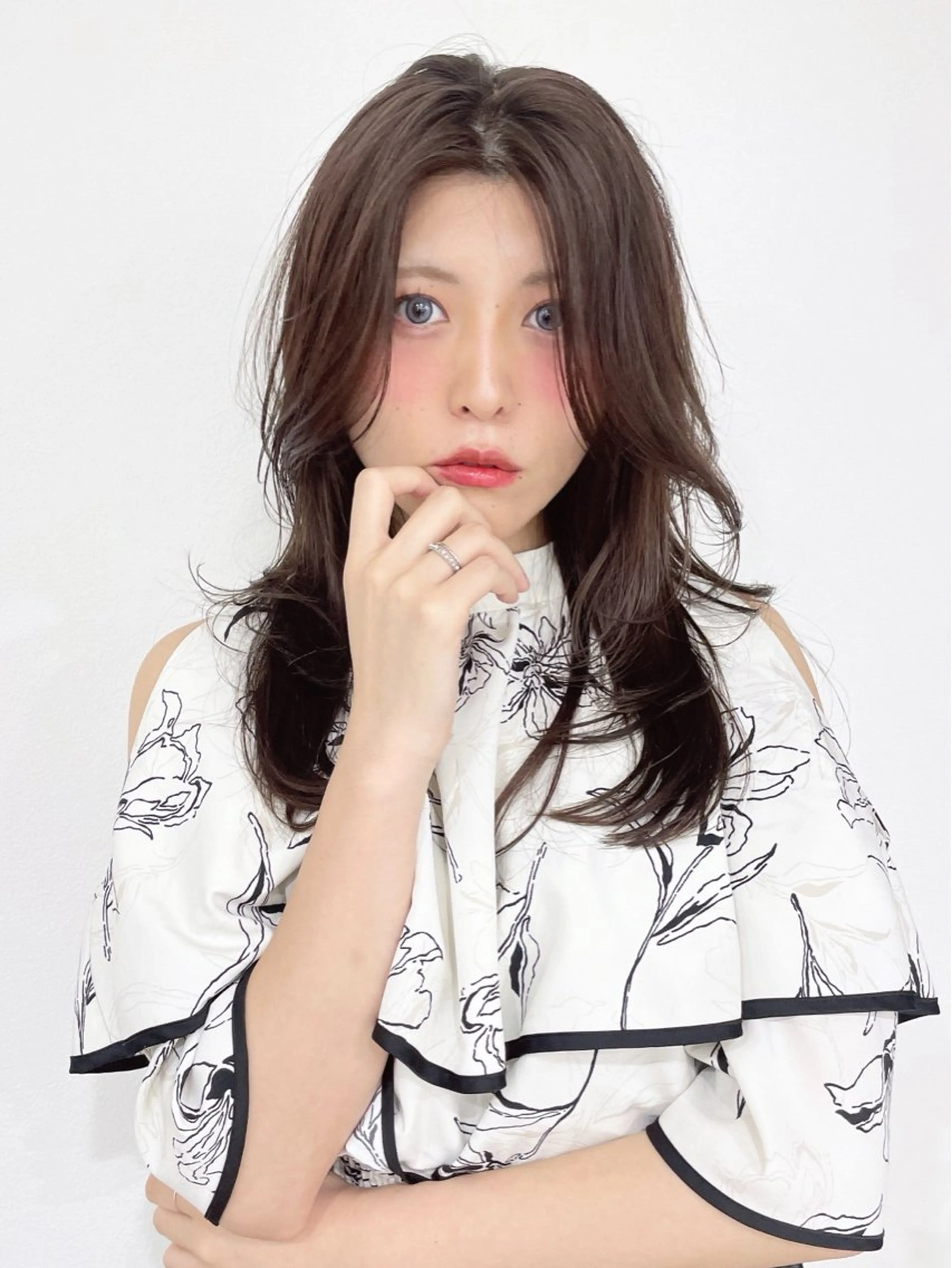 カット＋ダメージレスカラー＋プレミアムWトリートメントの写真