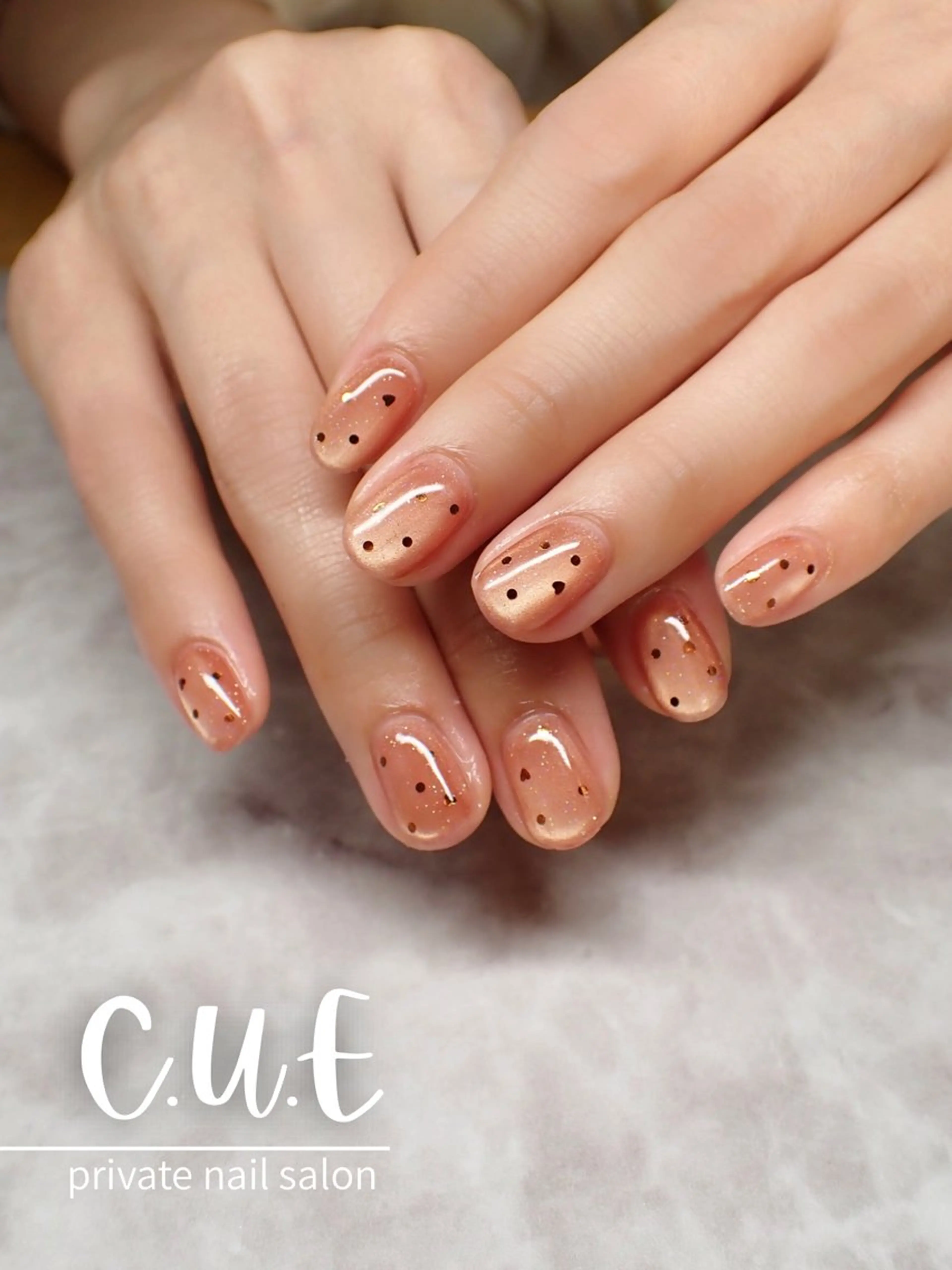 ネイル マグネットネイル ハンドネイル Nailsalon C.U.Eのネイルデザイン