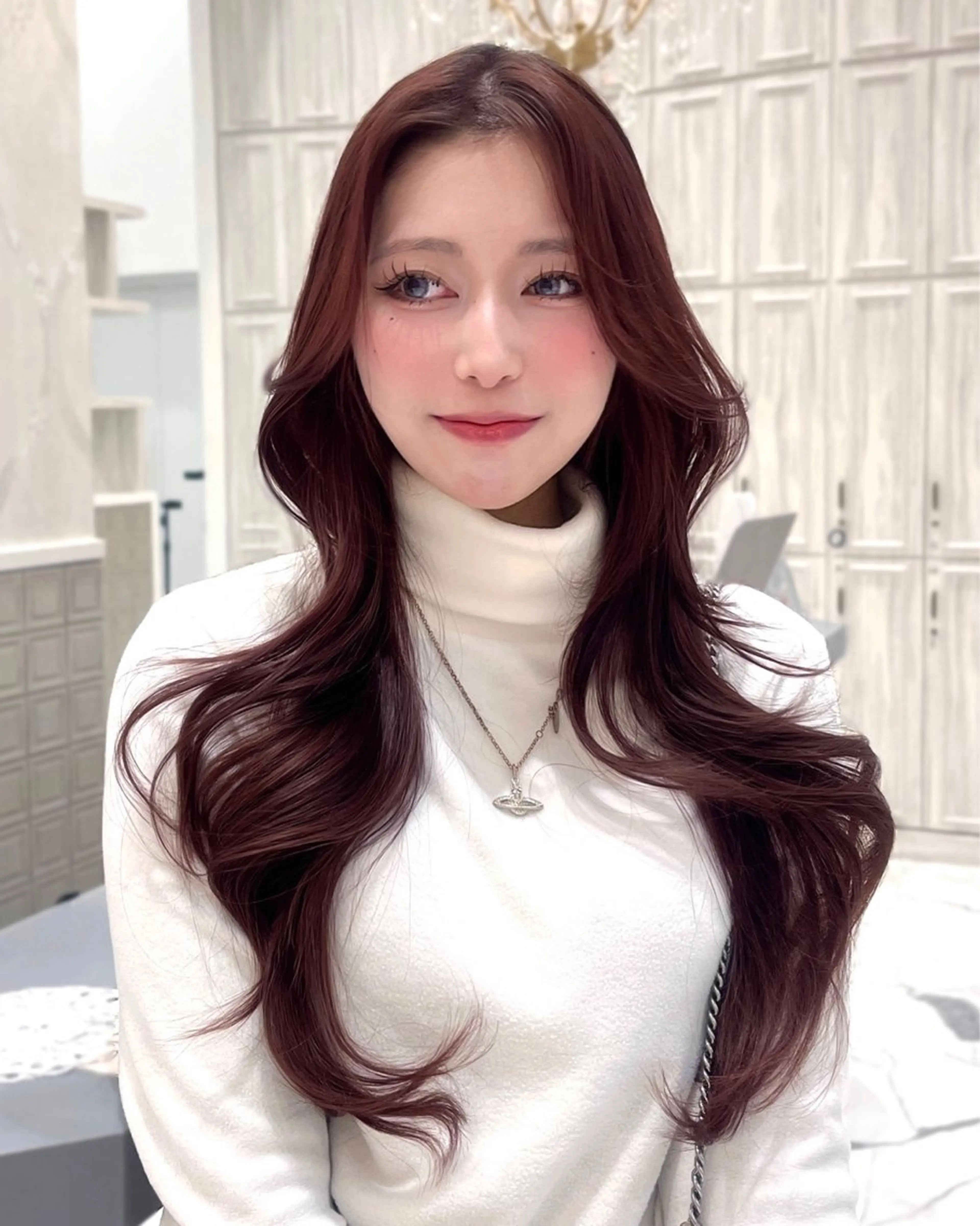 韓国風レイヤーカット🇰🇷🖤の写真