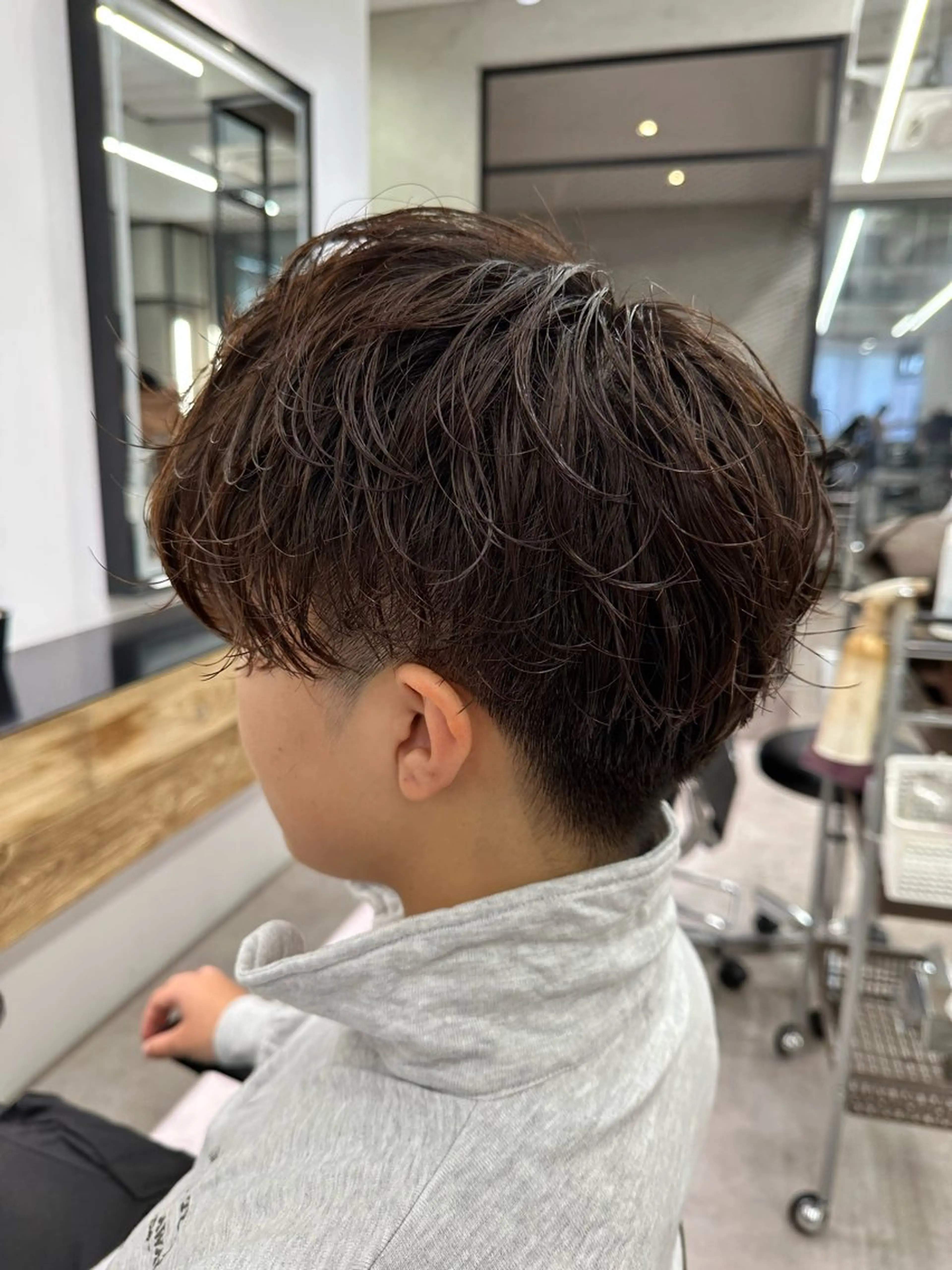 【メンズ限定】カット+パーマ(ニュアンス、ワンカール)の写真