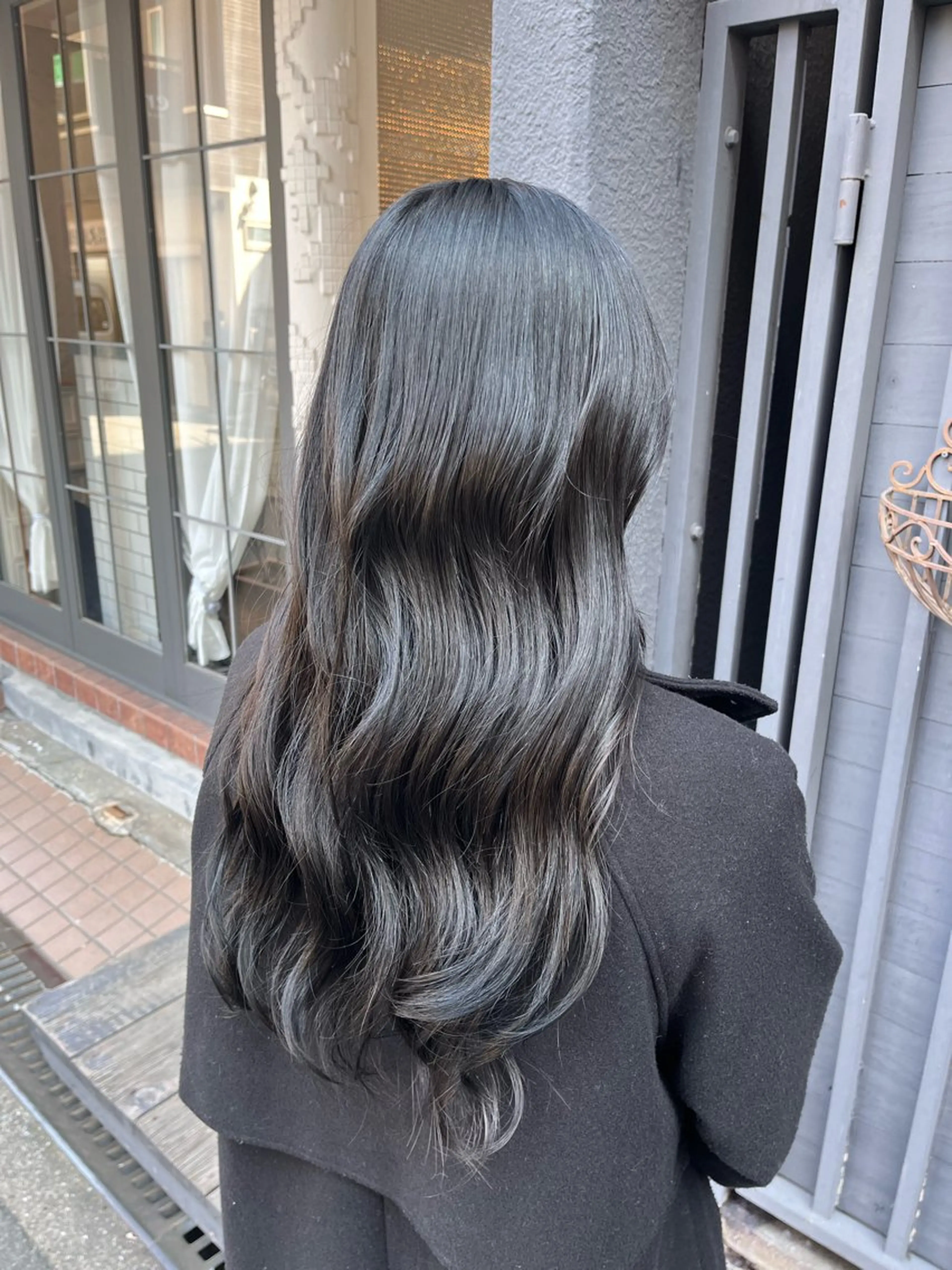 髪質改善トリートメント+カラー💜💙の写真