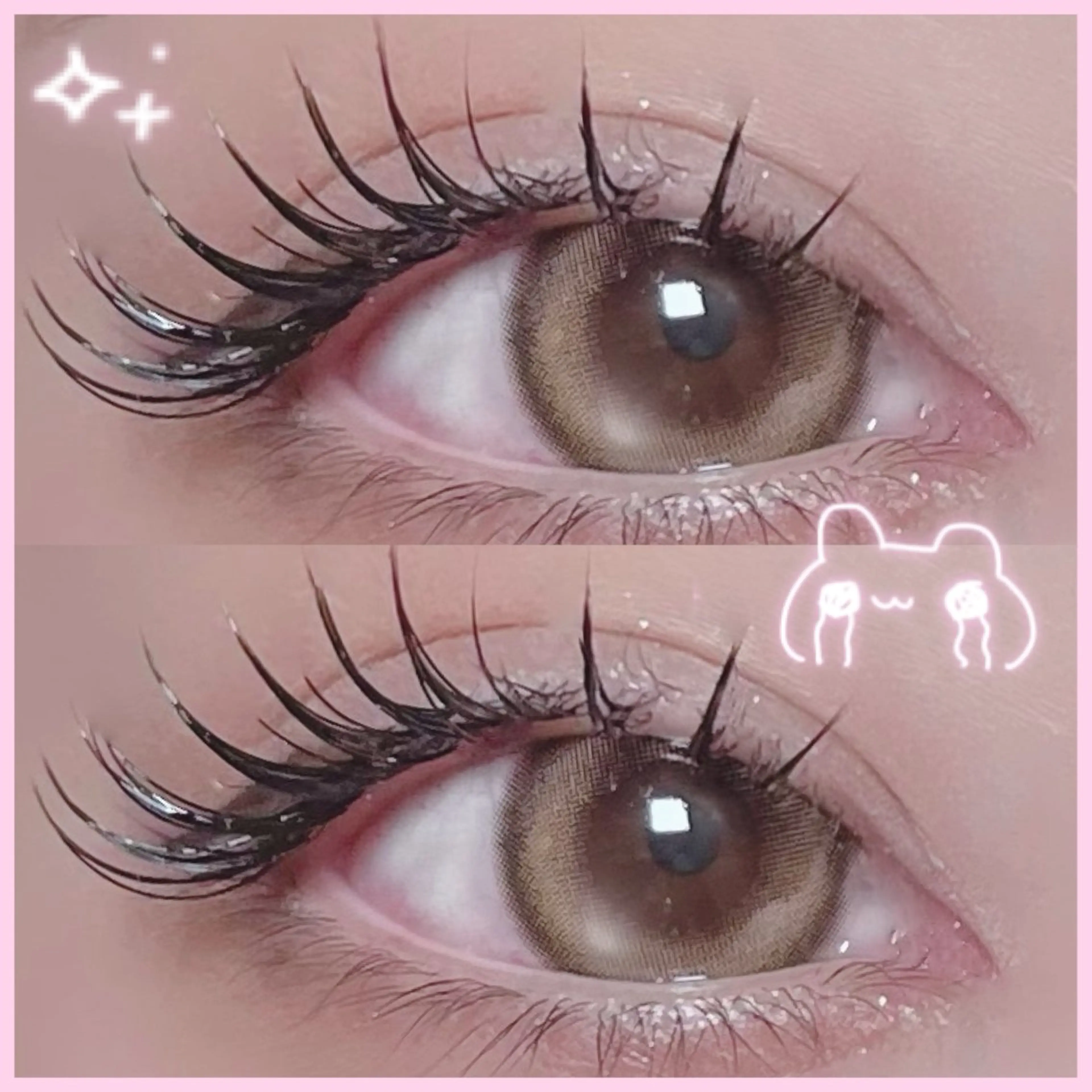 🎀束感マツエク×似合わせアイブロウ🎀               ✨️オフ無料×コーティング付き×眉毛メイク付き✨️の写真